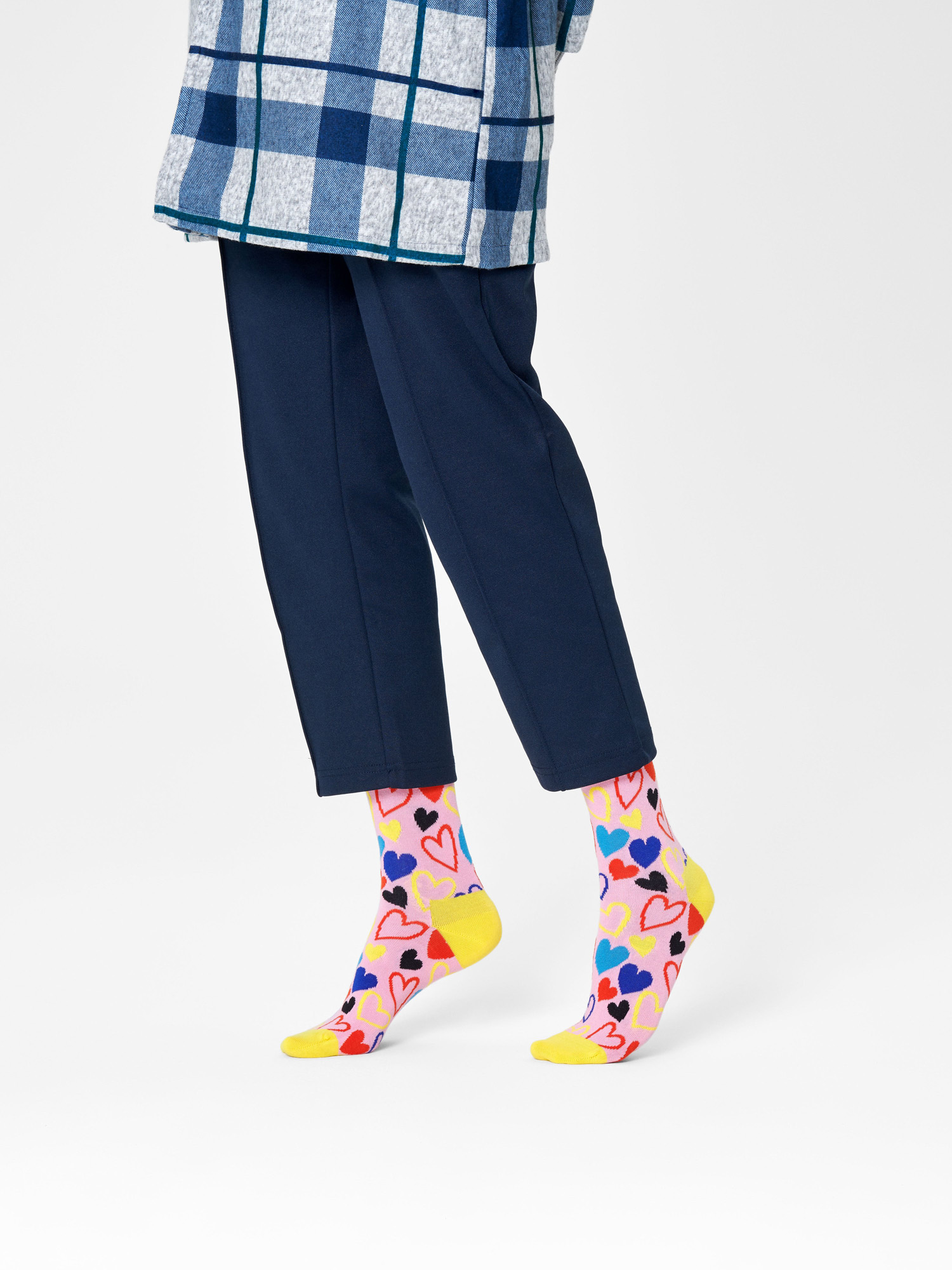 Happy Socks I Heart U Socks (pink/yellow)