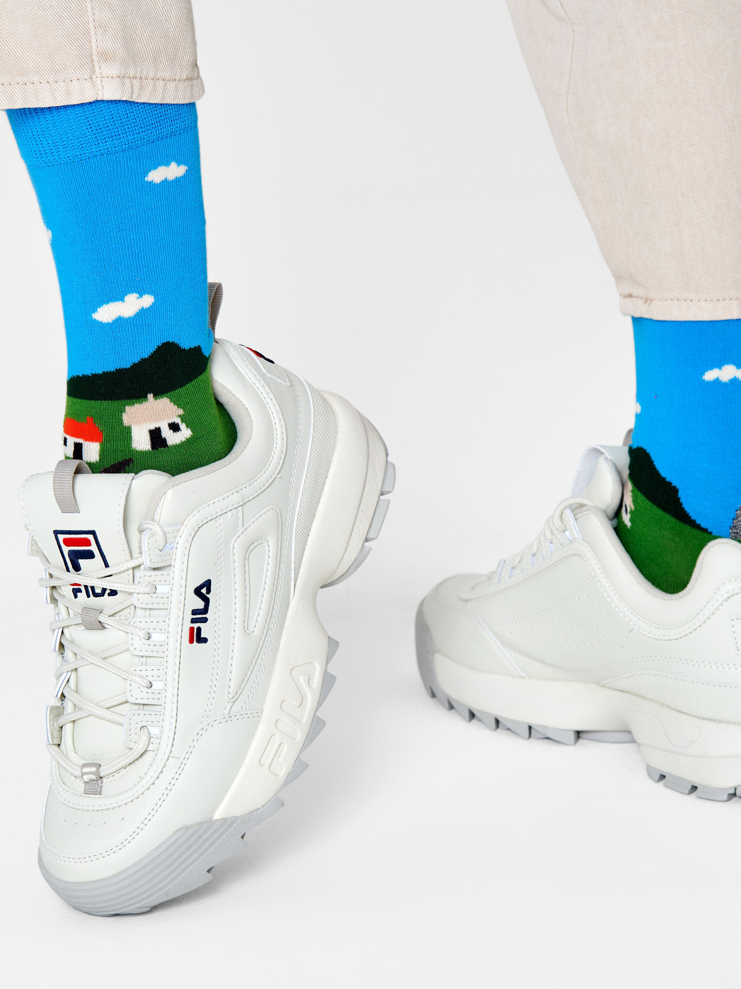 Happy Socks Little House On The Moorland Socks (blue/green)