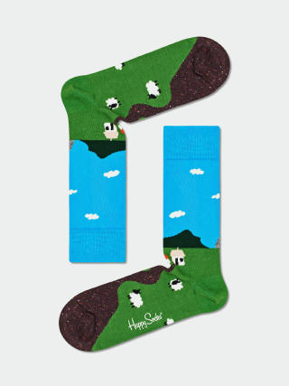 Happy Socks Little House On The Moorland Socks (blue/green)