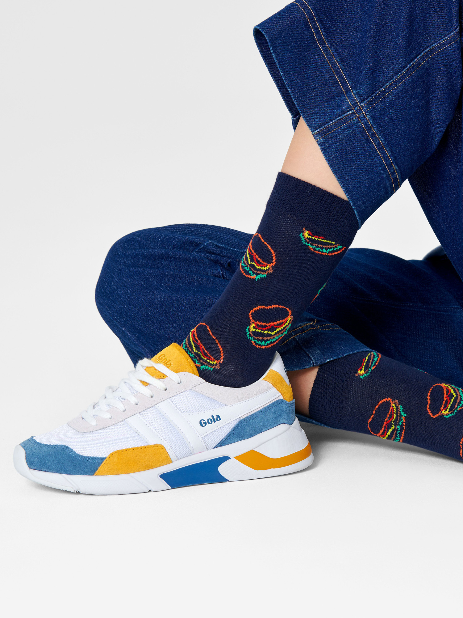 Happy Socks Lunch Time Socks (black)