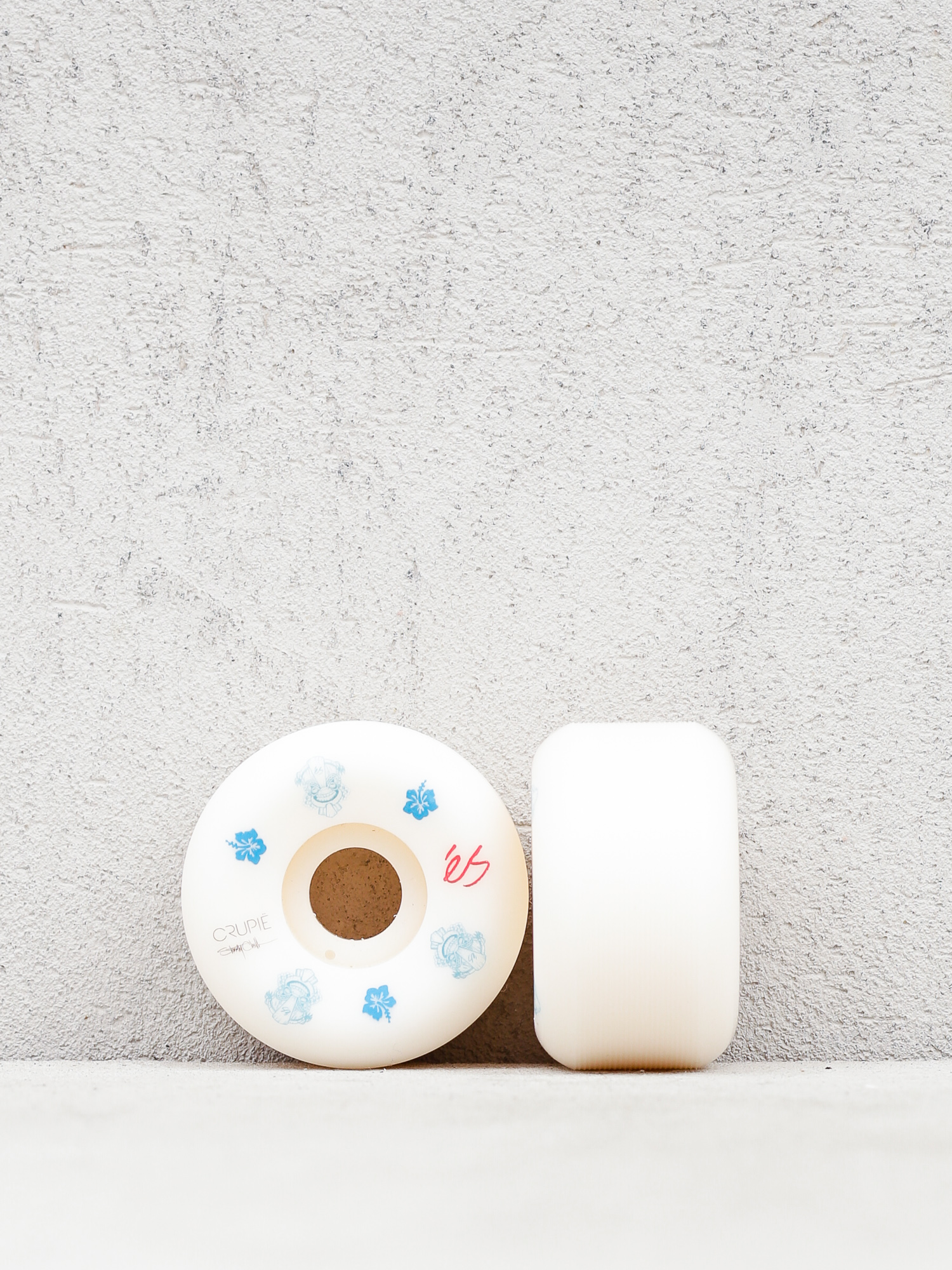 eS Crupie X Es Schmatty Wheels (white/blue)