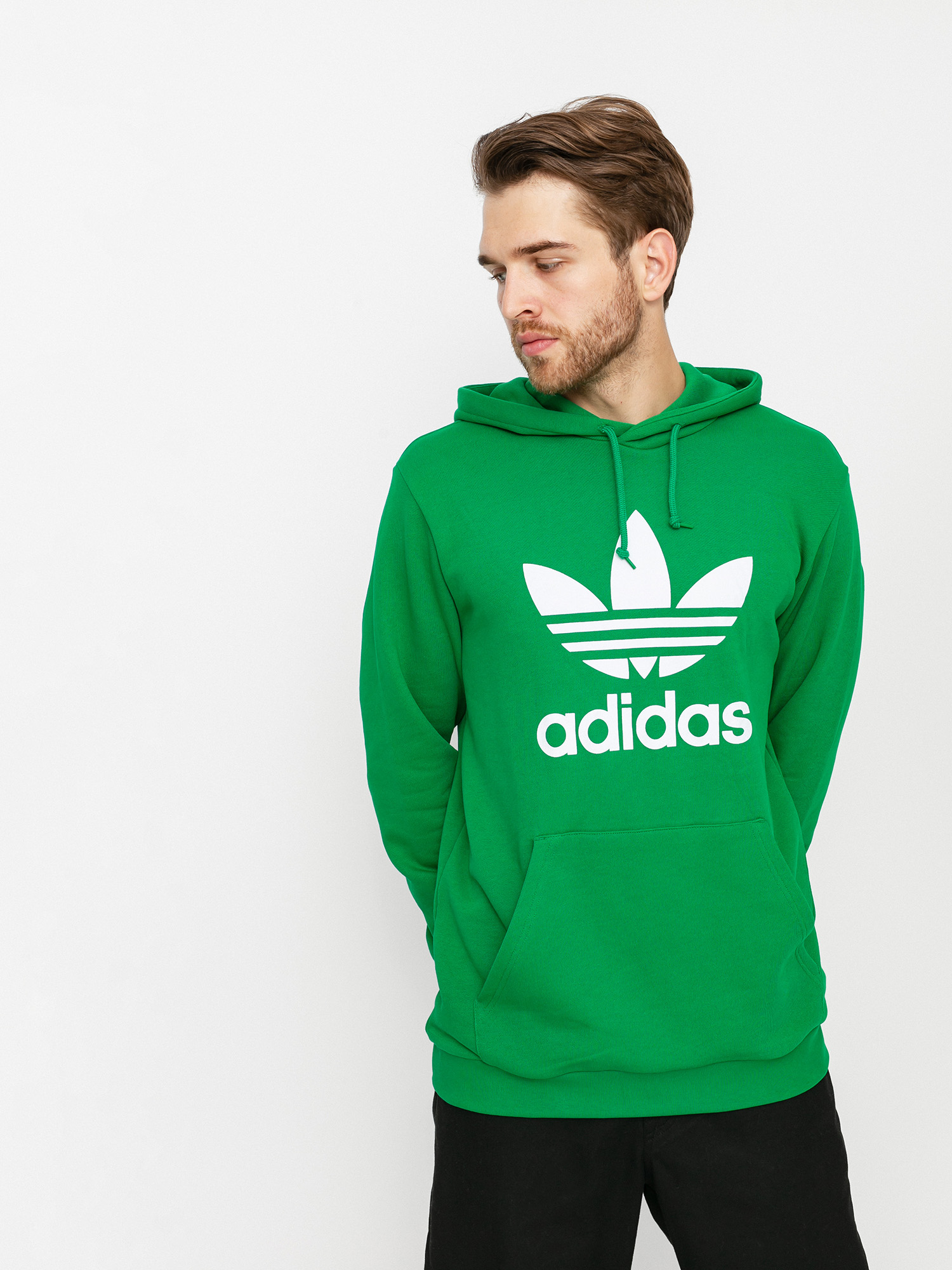 adidas trefoil green