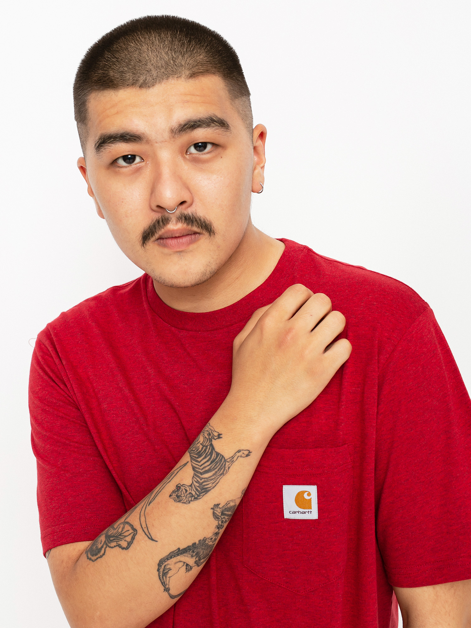 Carhartt WIP Pocket T-shirt (arrow heather)