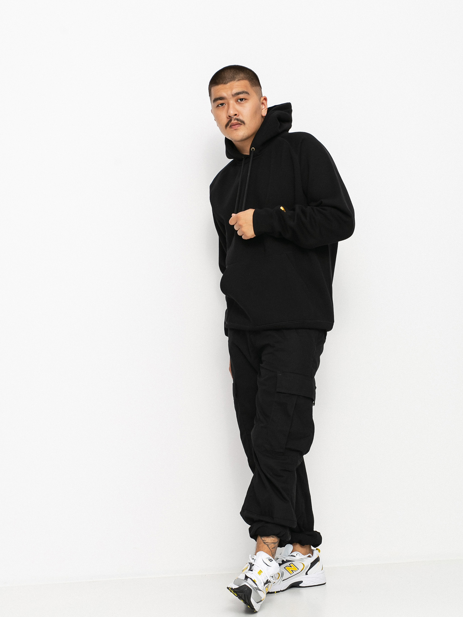 Carhartt WIP Chase HD Hoodie (black/gold)