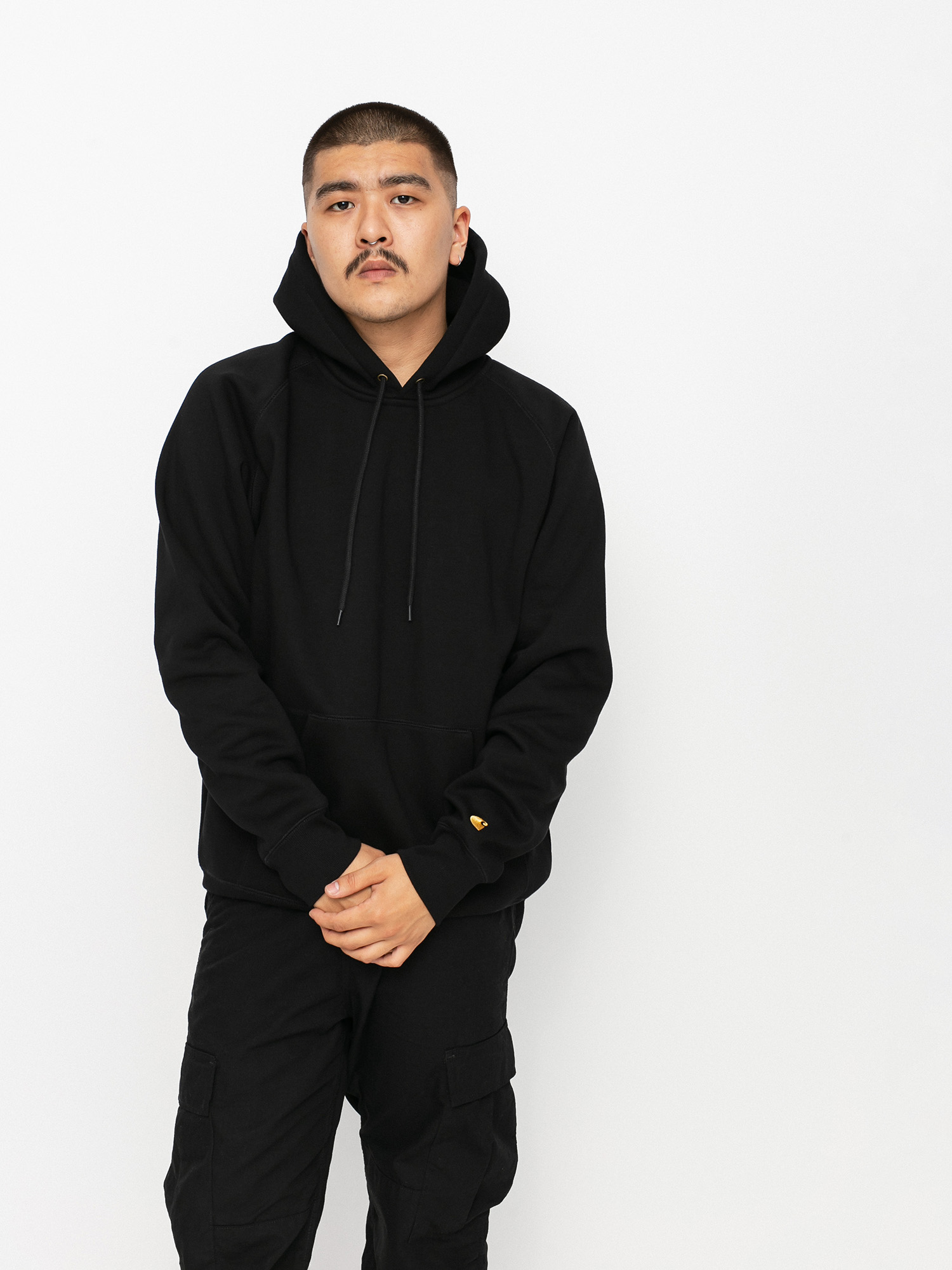 Carhartt WIP Chase HD Hoodie (black/gold)