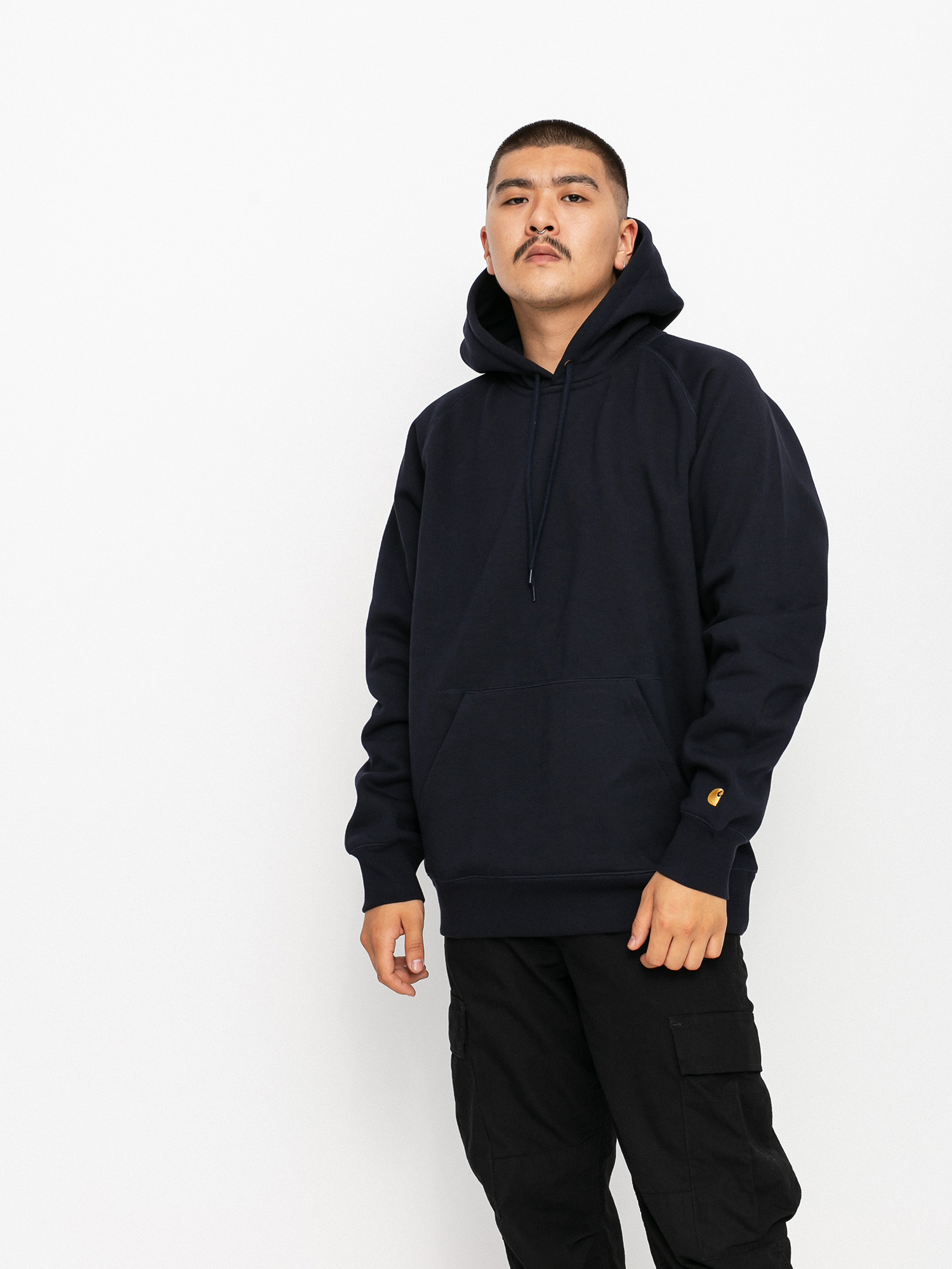 Carhartt WIP Chase HD Hoodie (dark navy/gold)