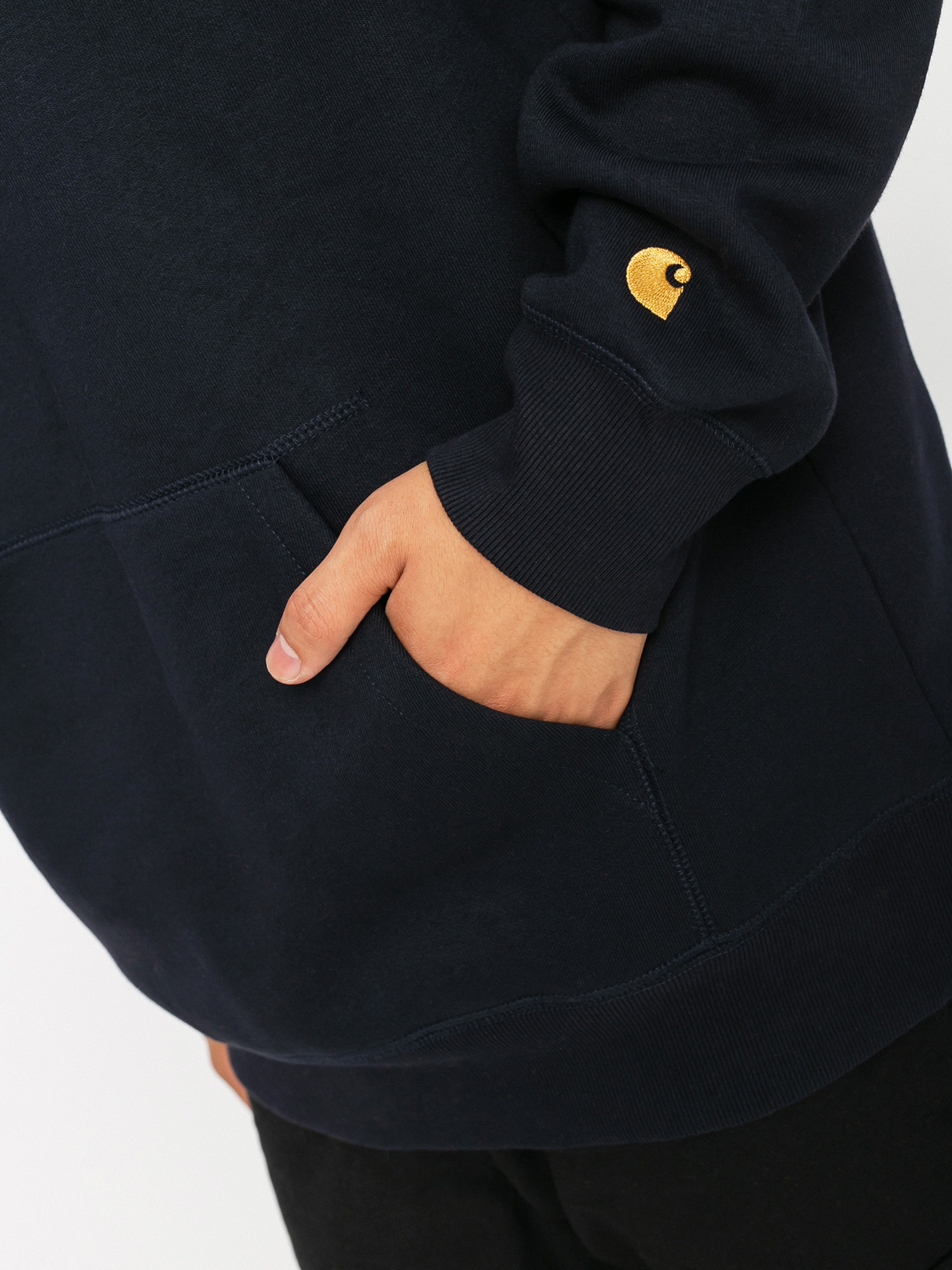 Carhartt WIP Chase HD Hoodie (dark navy/gold)