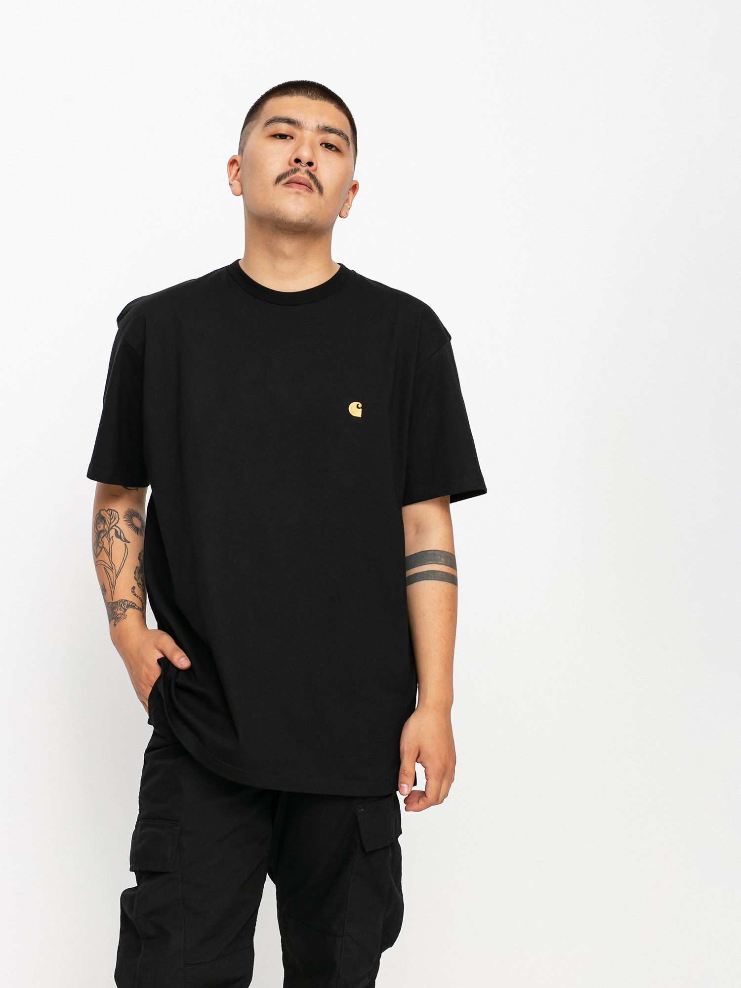 Carhartt WIP Chase T-shirt (black/gold)