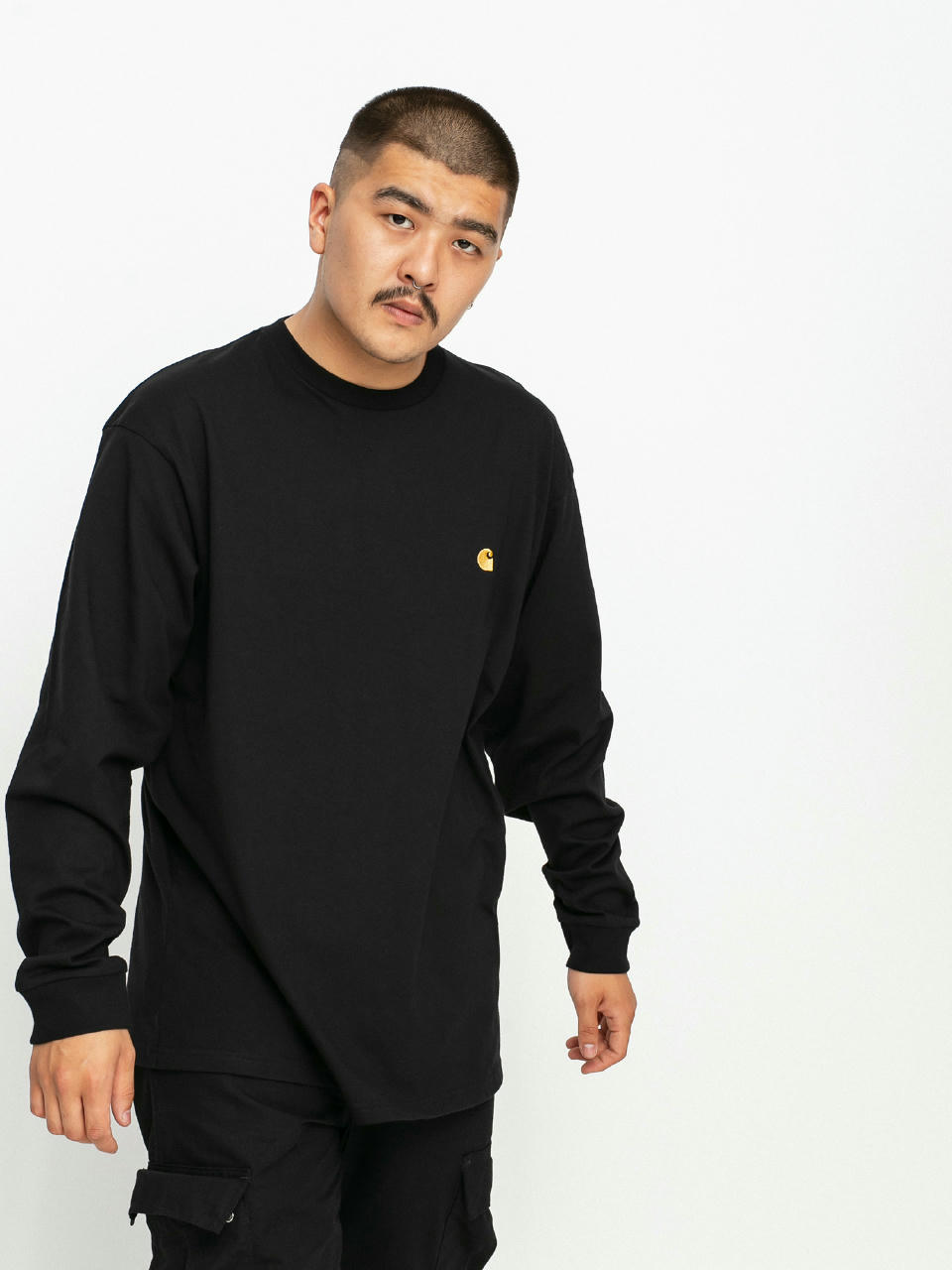 Carhartt WIP Chase Longsleeve (black/gold)