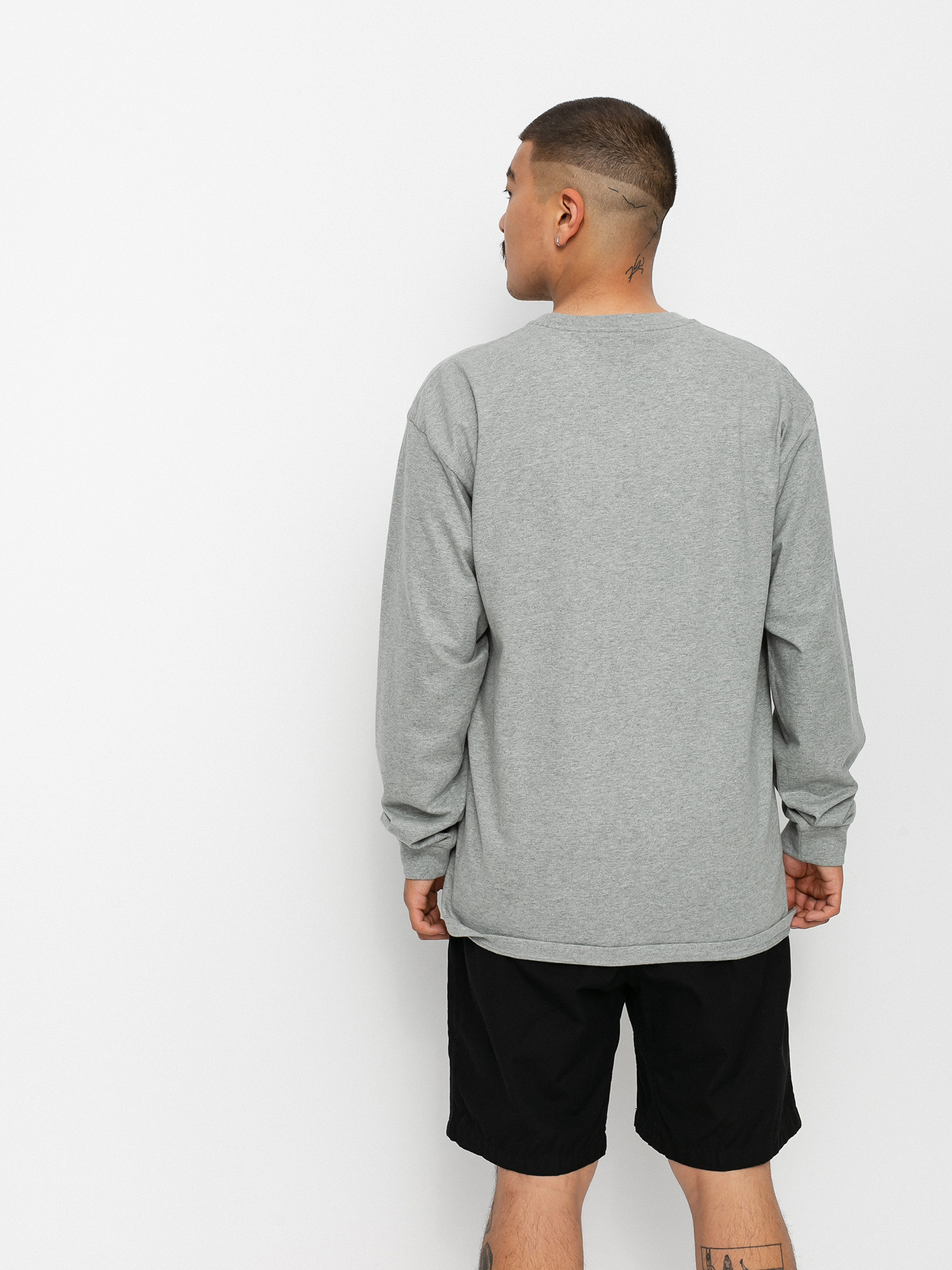 Carhartt WIP Chase Longsleeve (grey heather/gold)
