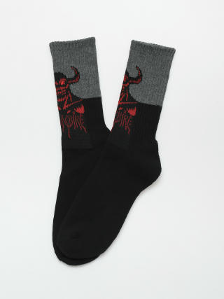 Toy Machine Hell Monster Crew Socks (grey/black)