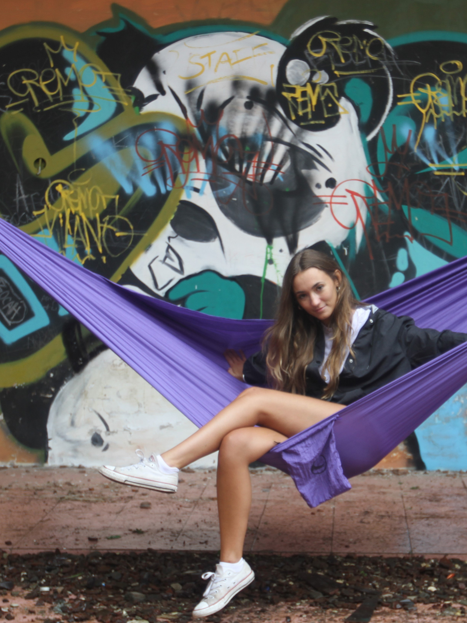 Ticket To The Moon Hammock Single Hängematte (purple)