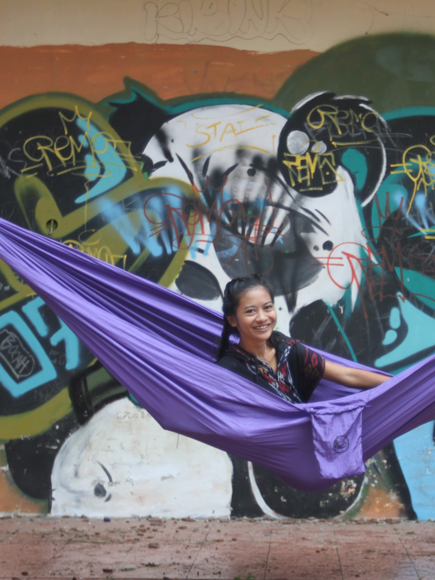 Ticket To The Moon Hammock Single Hängematte (purple)