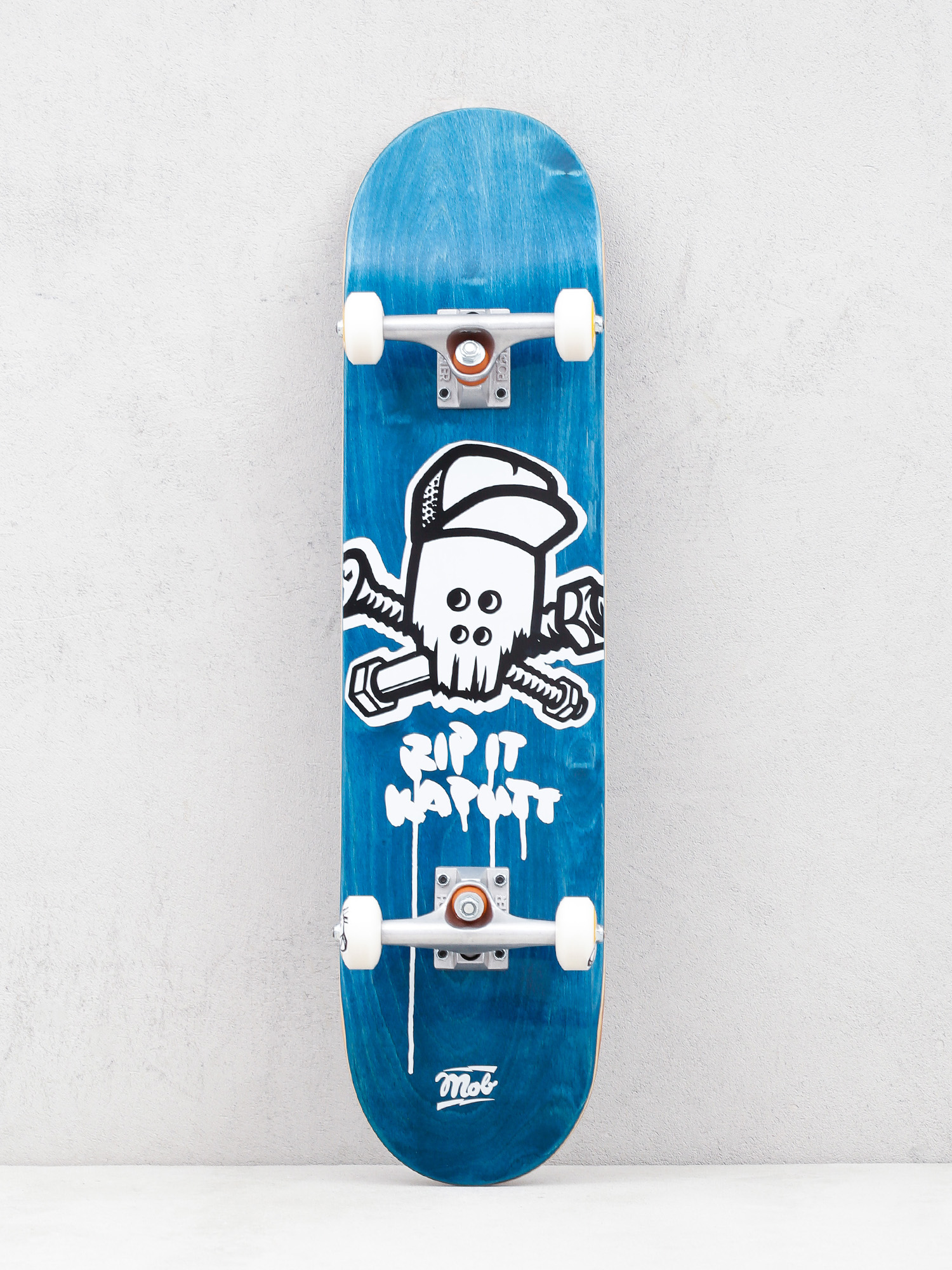 Mob Skateboards Skull Skateboard (teal)