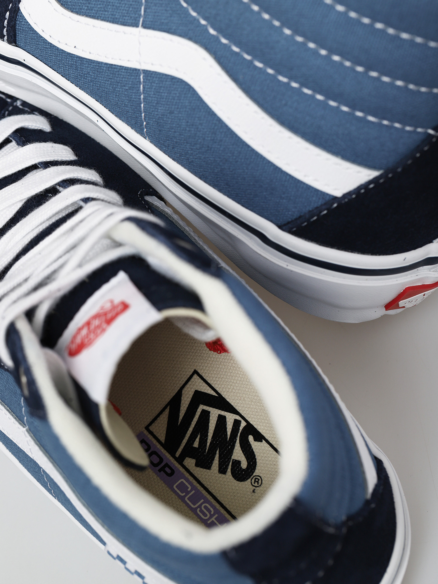 Vans Skate Sk8 Hi Schuhe (navy/white)