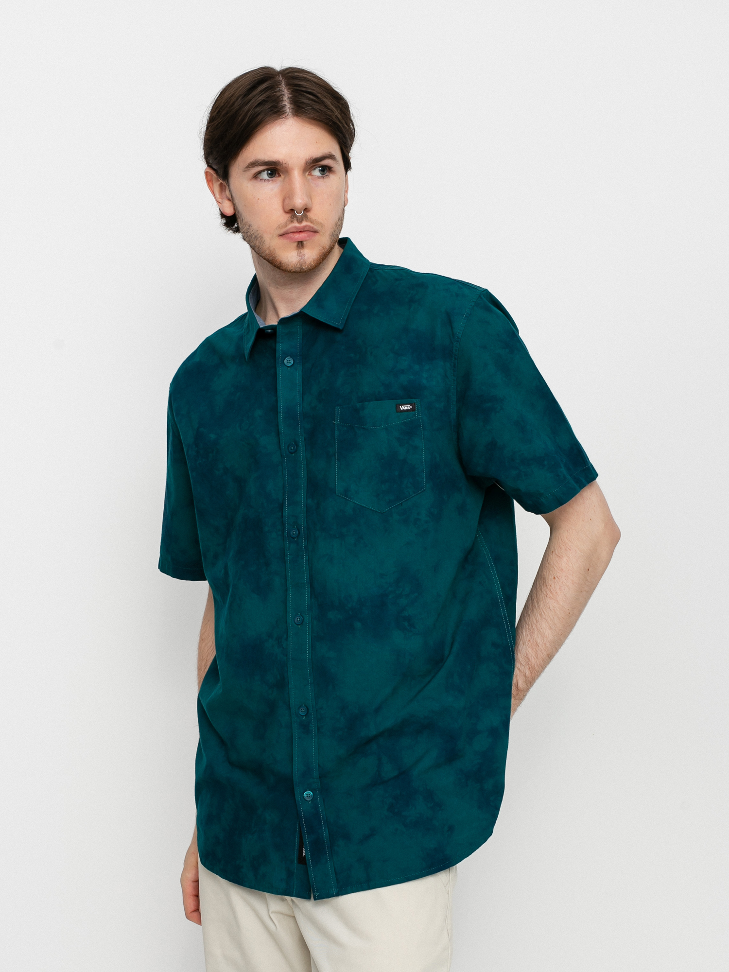 Vans Weddington Shirt (blue coral/tie dye)