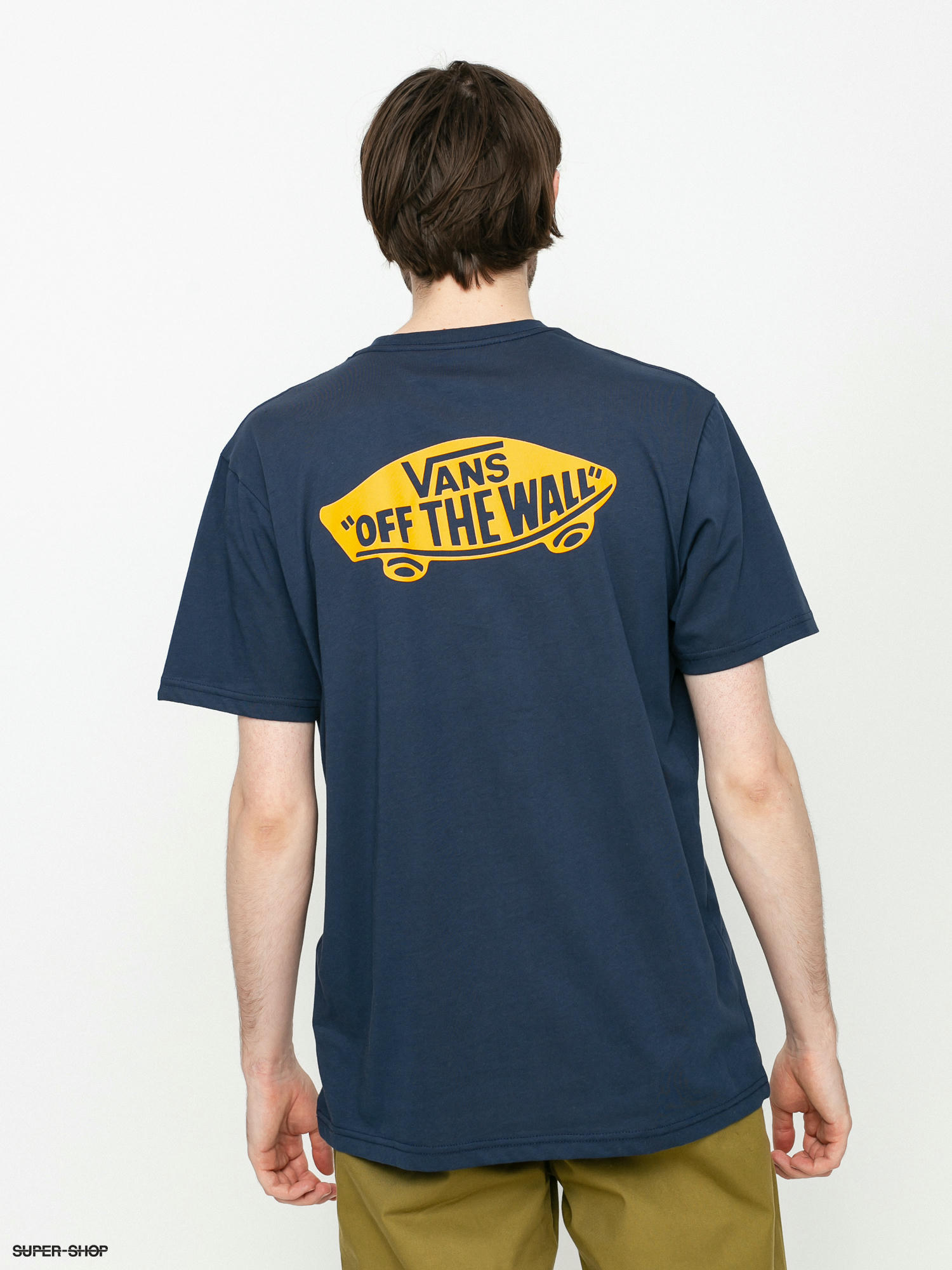 blue and yellow vans shirt