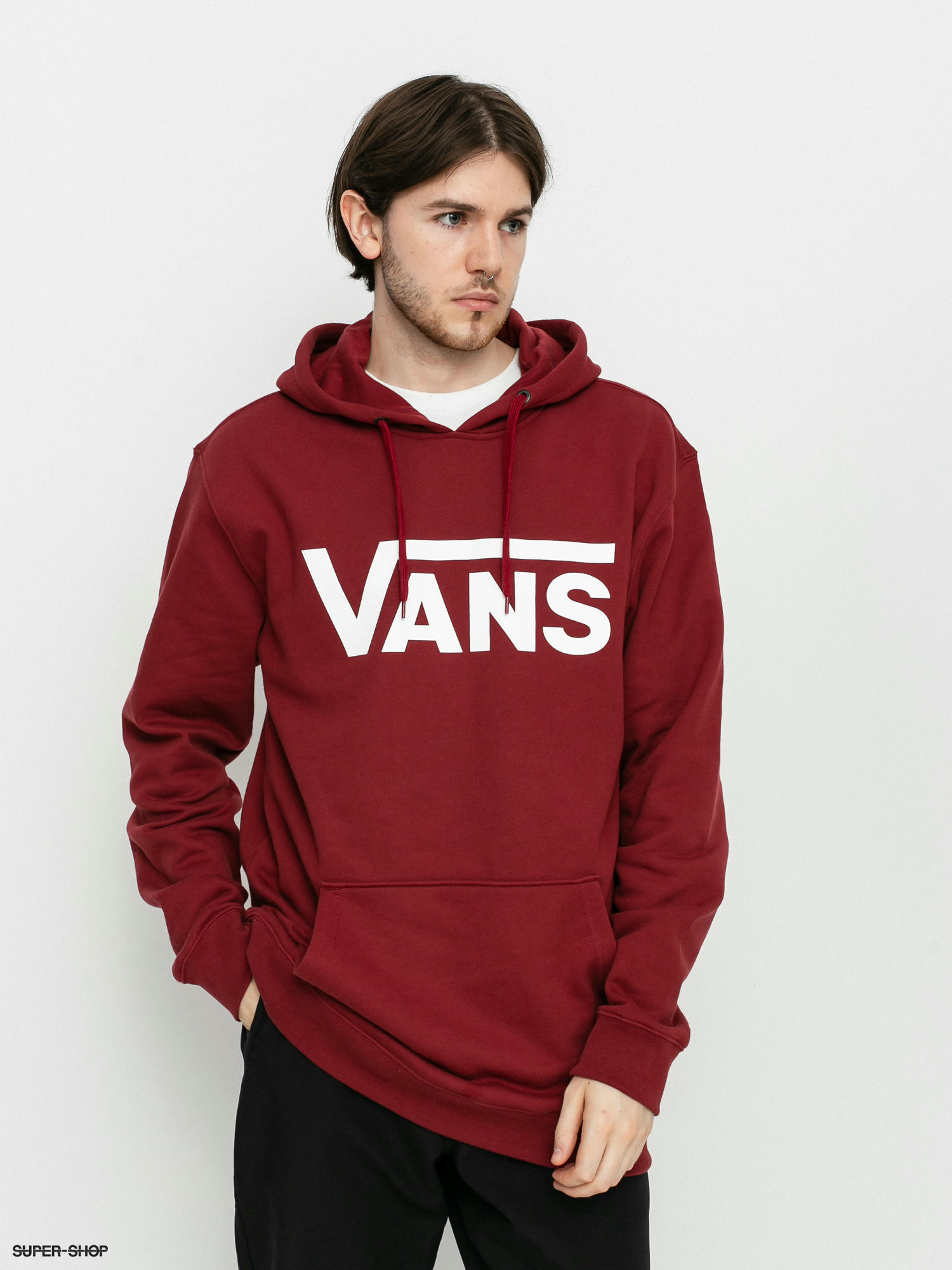 red hoodie vans