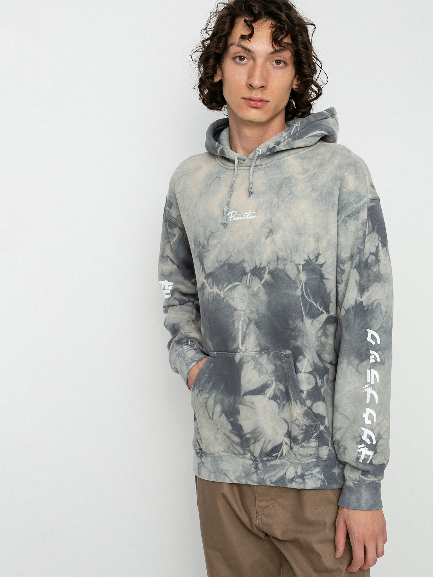 Primitive Goku Versus Washed HD Hoodie (navy)