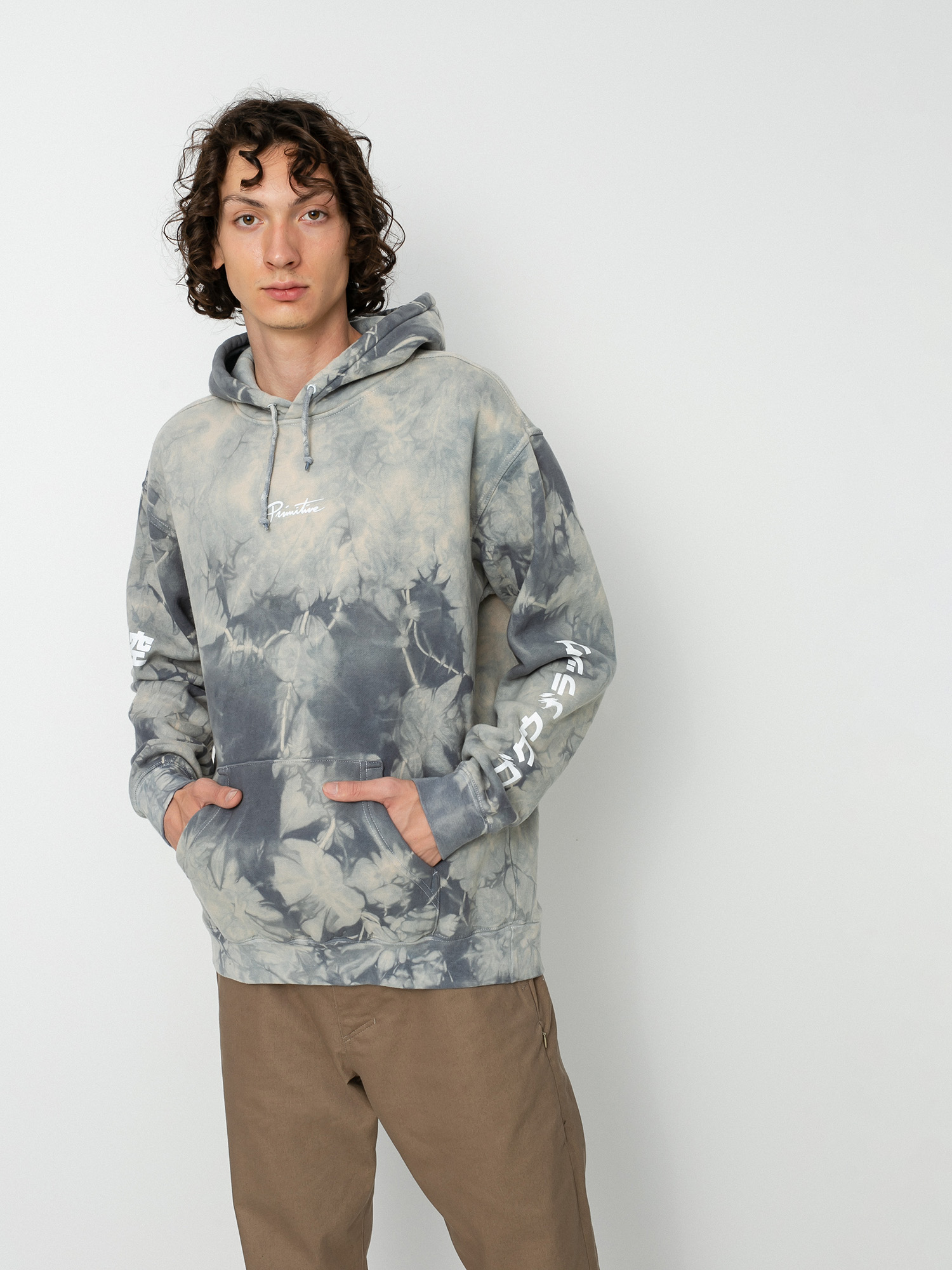 Primitive Goku Versus Washed HD Hoodie (navy)