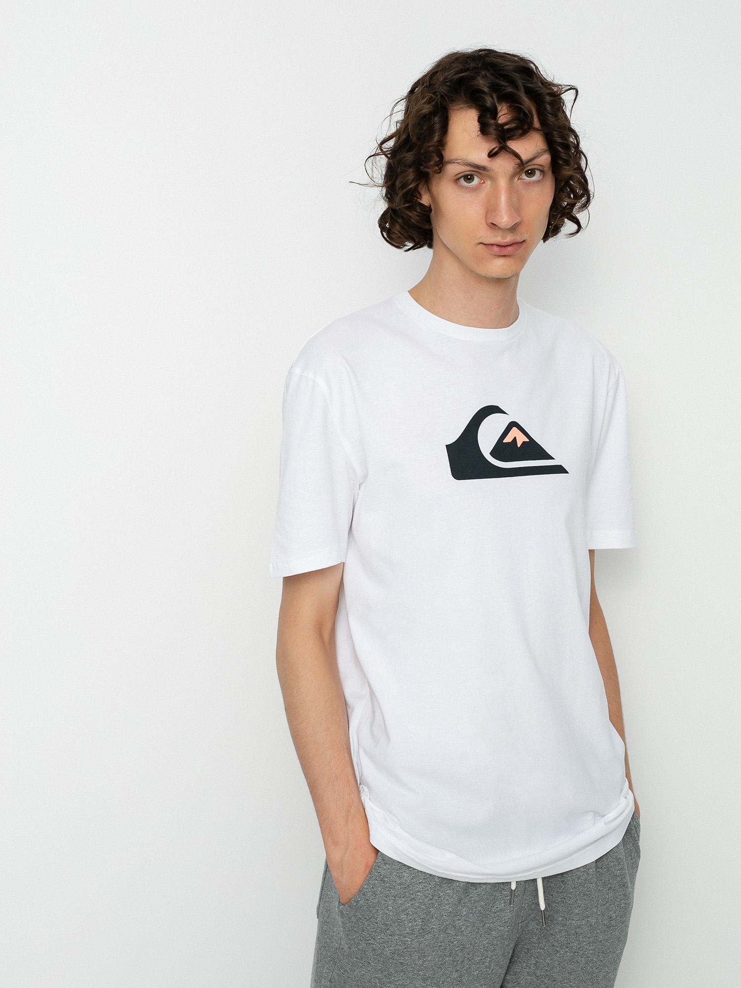 Quiksilver Comp Logo T-shirt (white)