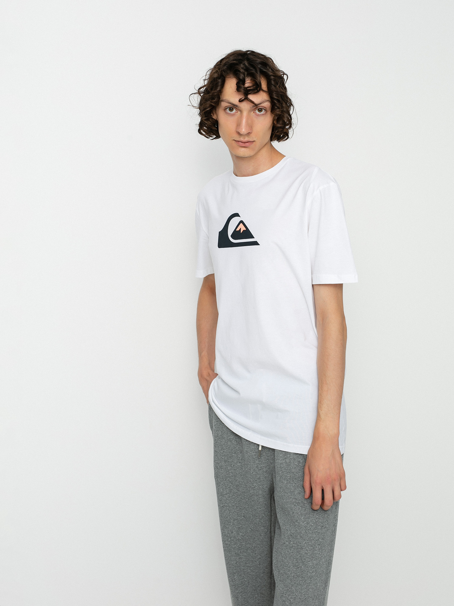 Quiksilver Comp Logo T-shirt (white)
