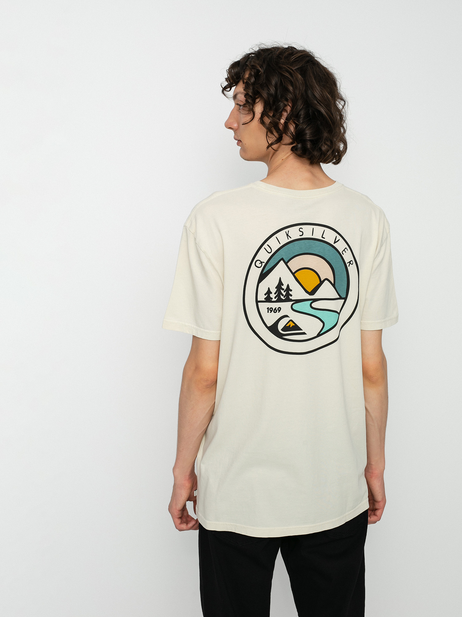Quiksilver Mountain View T-shirt (oatmeal)