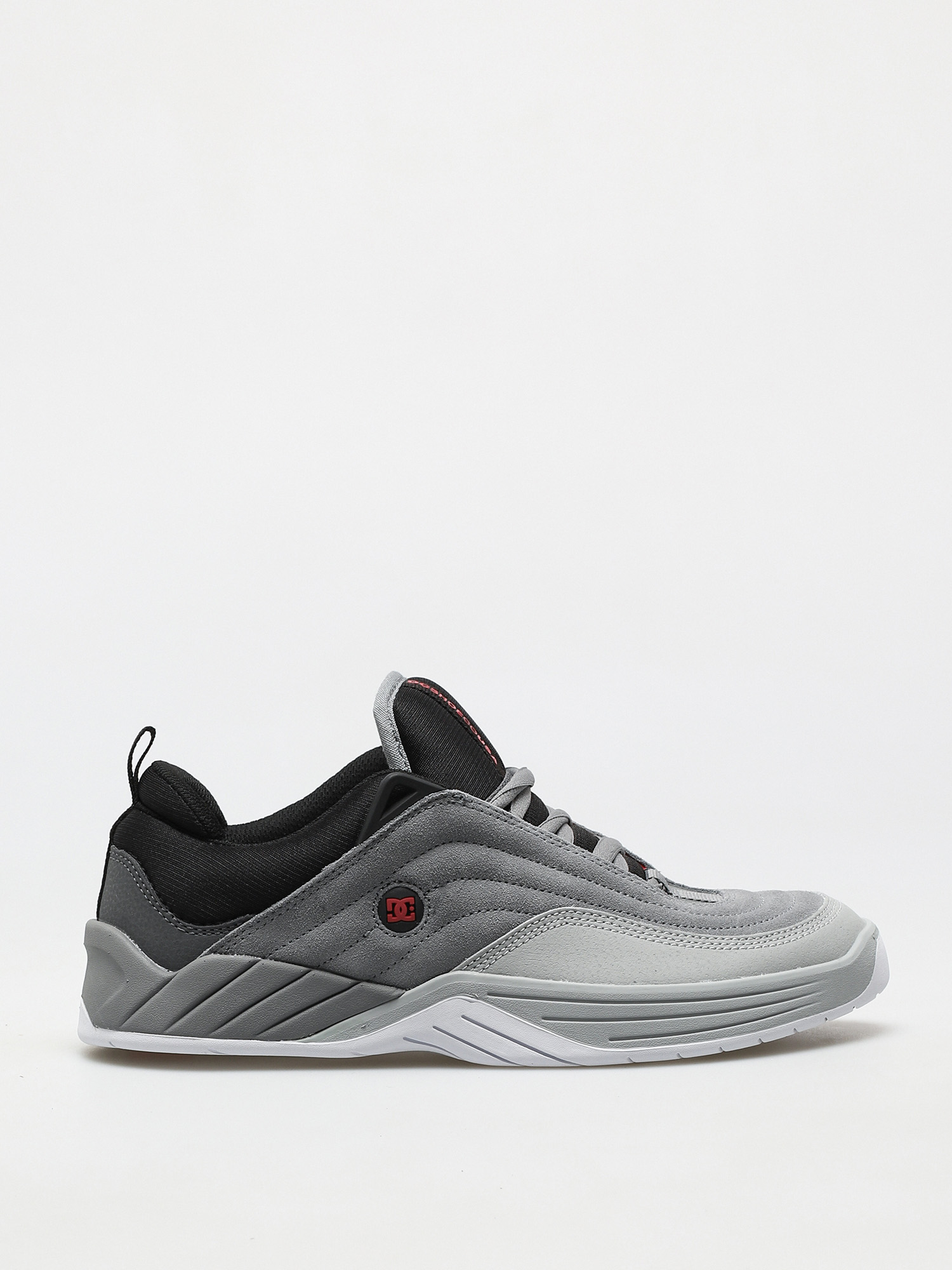 DC Williams Slim Shoes (grey/black/red)