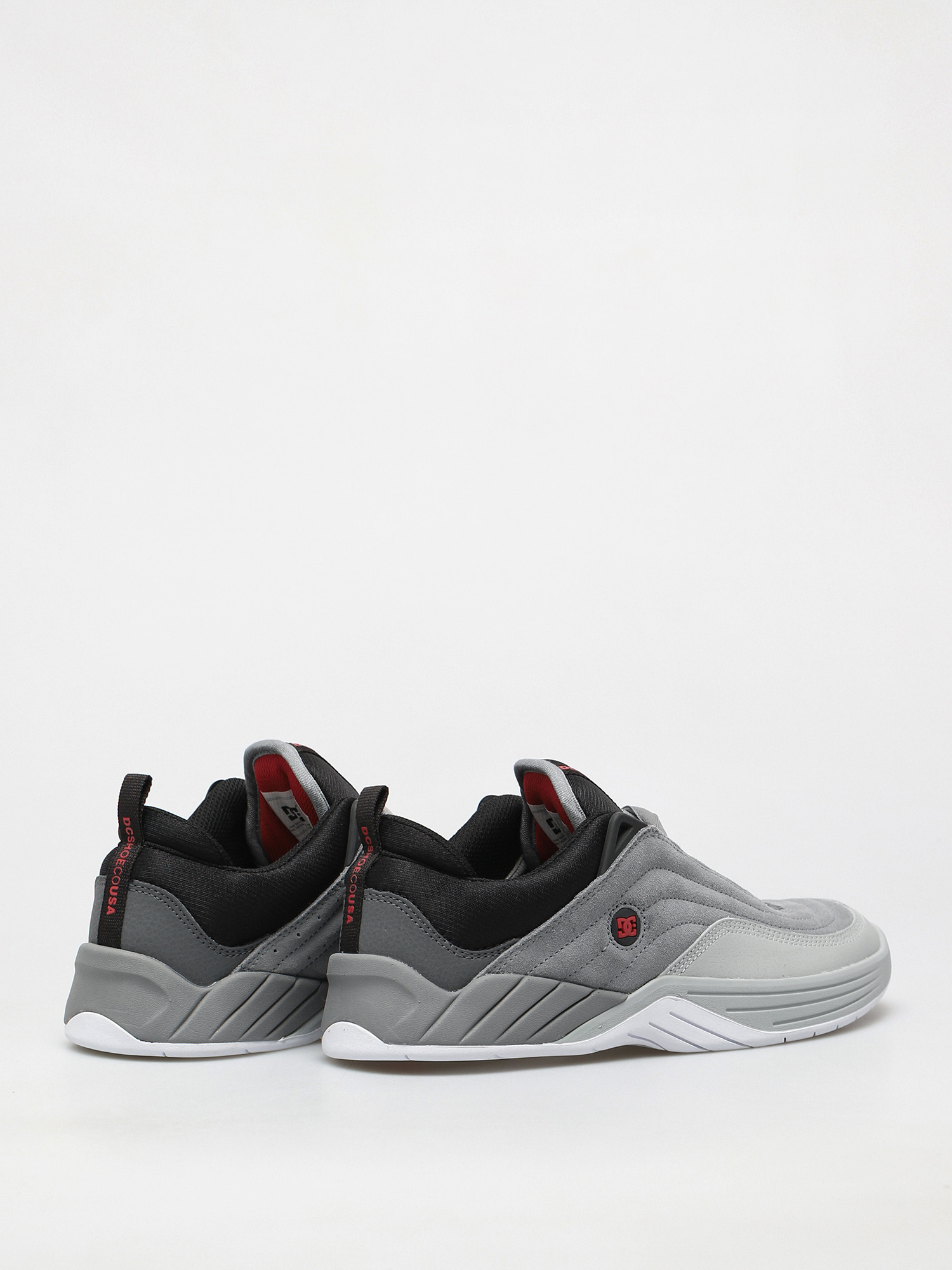 DC Williams Slim Shoes (grey/black/red)