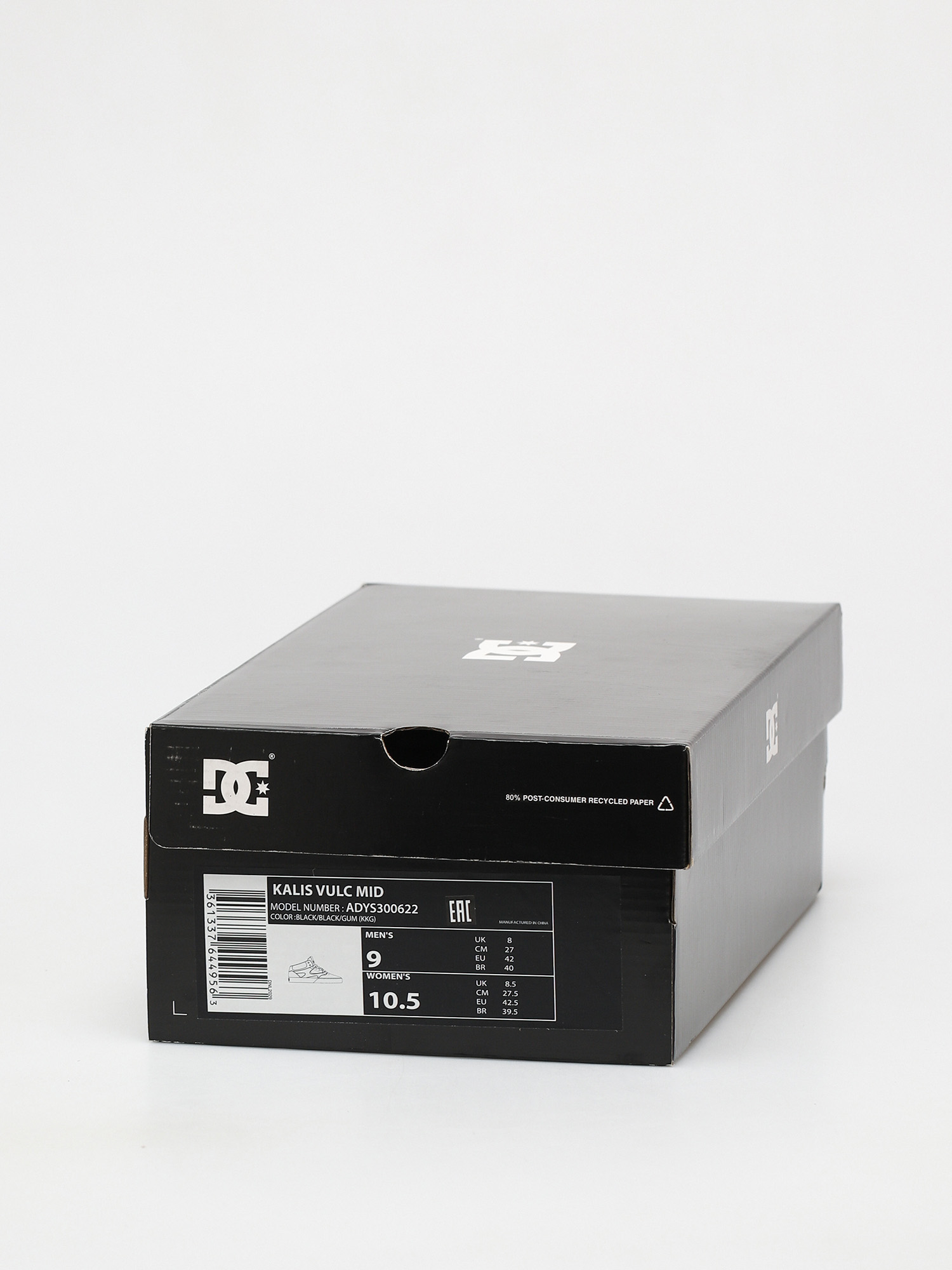 DC Kalis Vulc Mid Shoes (black/black/gum)
