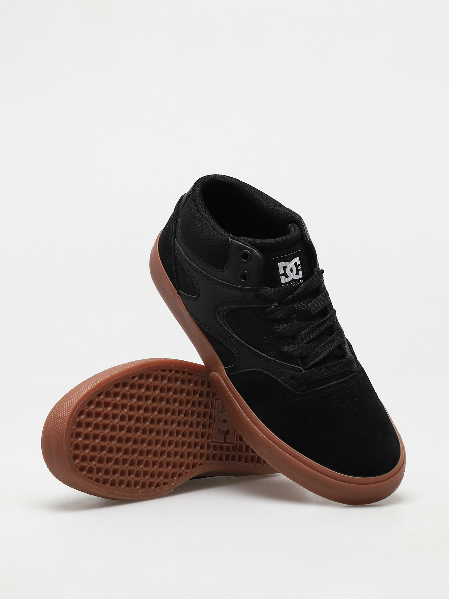 DC Kalis Vulc Mid Shoes (black/black/gum)