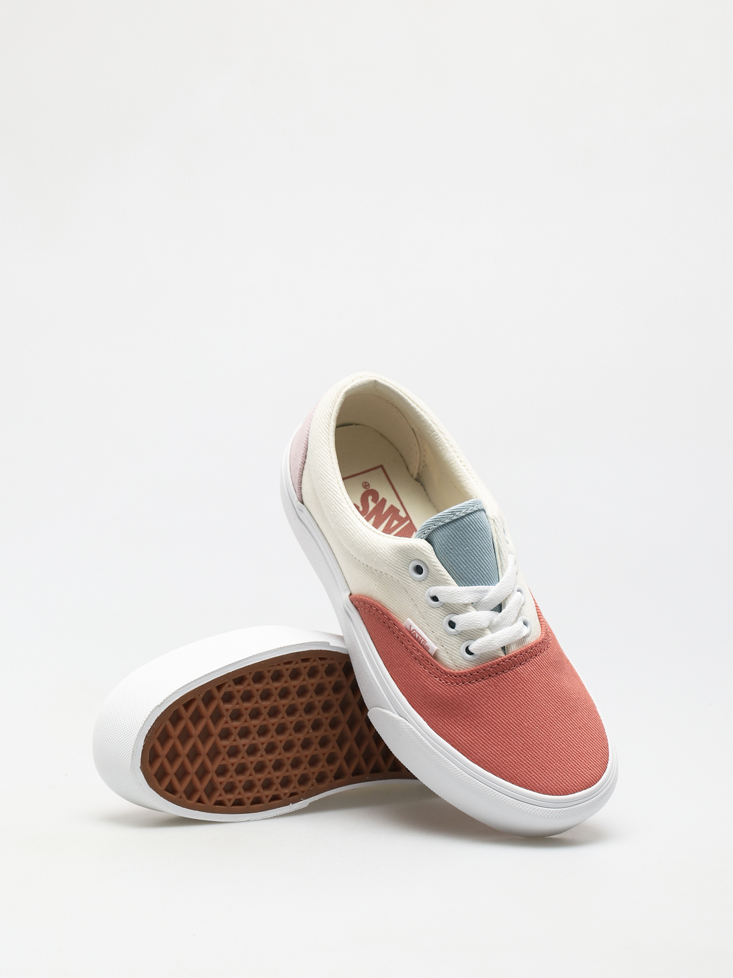 Vans Era Platform Shoes (twill/pastel block/trwht)