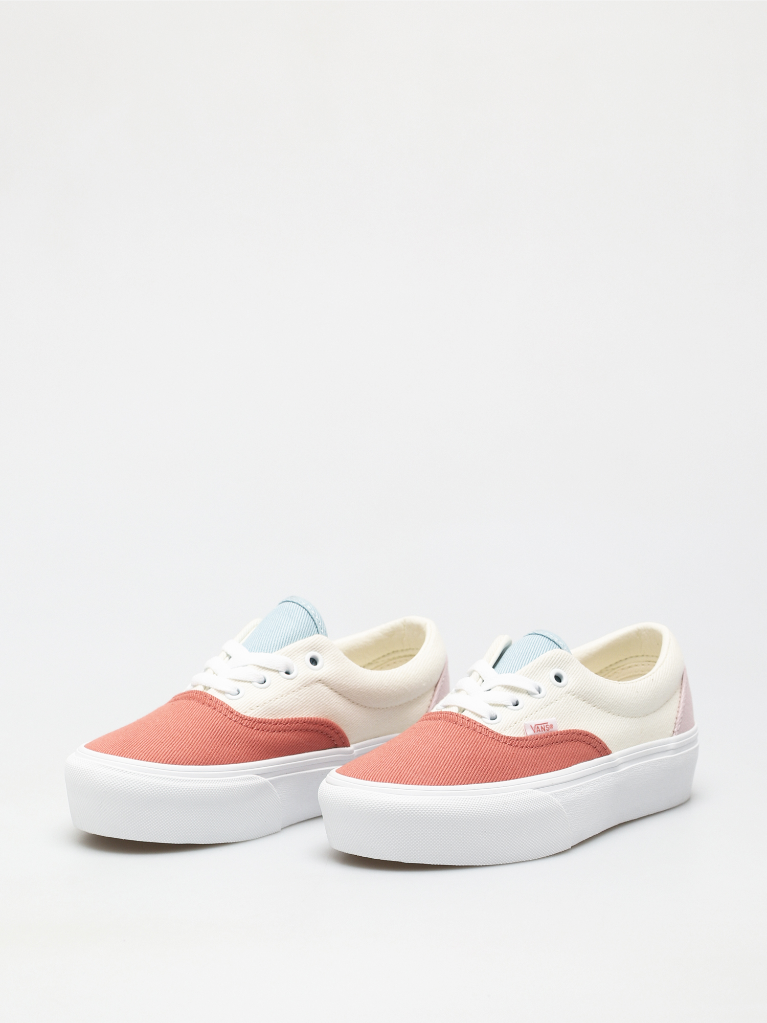 Vans Era Platform Shoes (twill/pastel block/trwht)