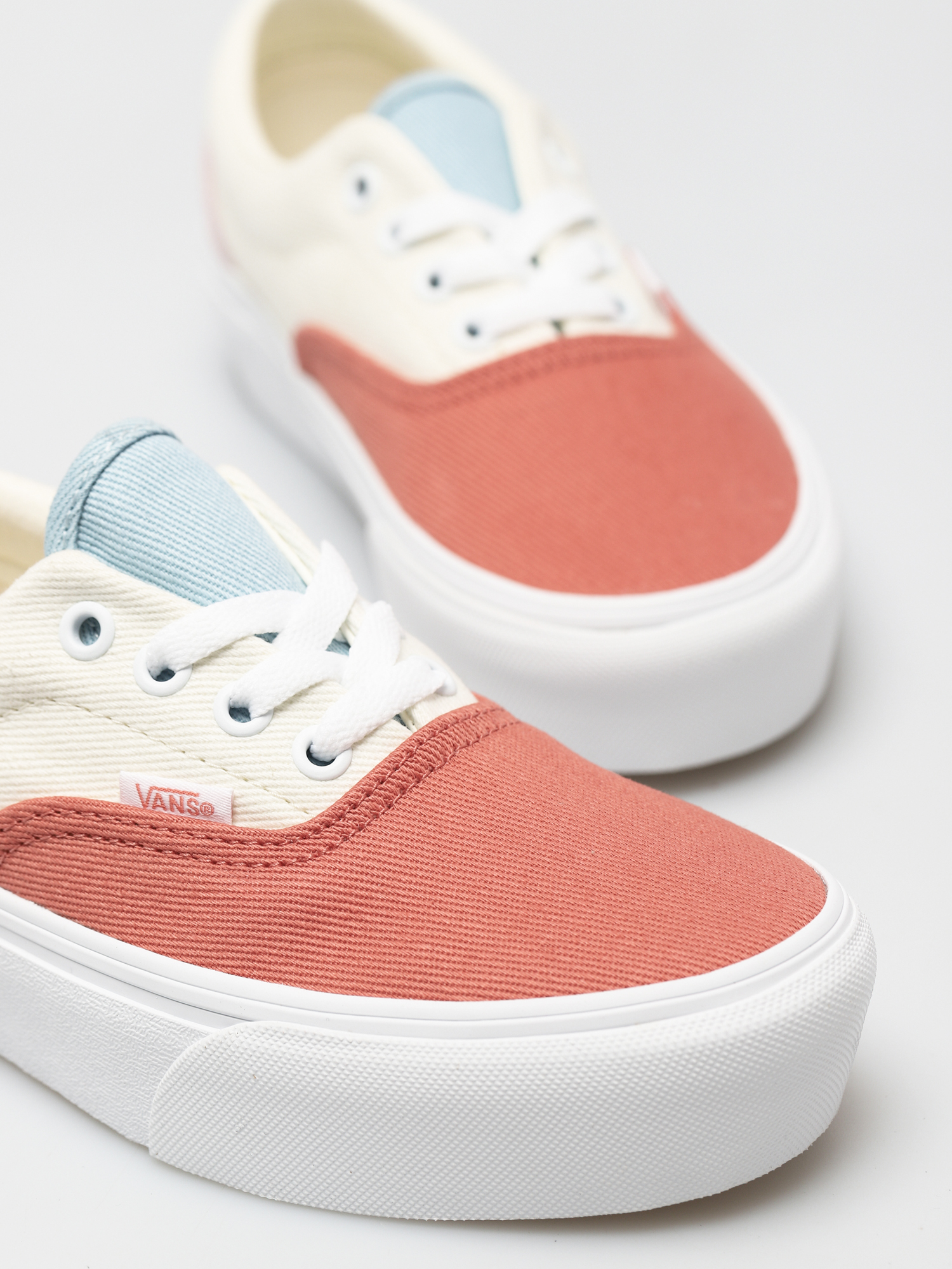 Vans Era Platform Shoes (twill/pastel block/trwht)