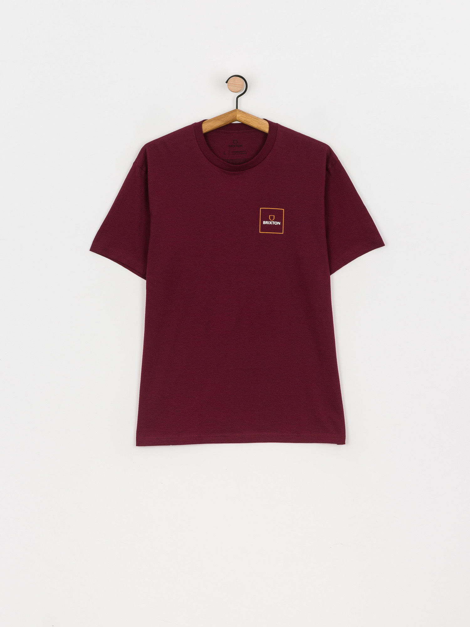 Brixton Alpha Block T-shirt (burgundy)