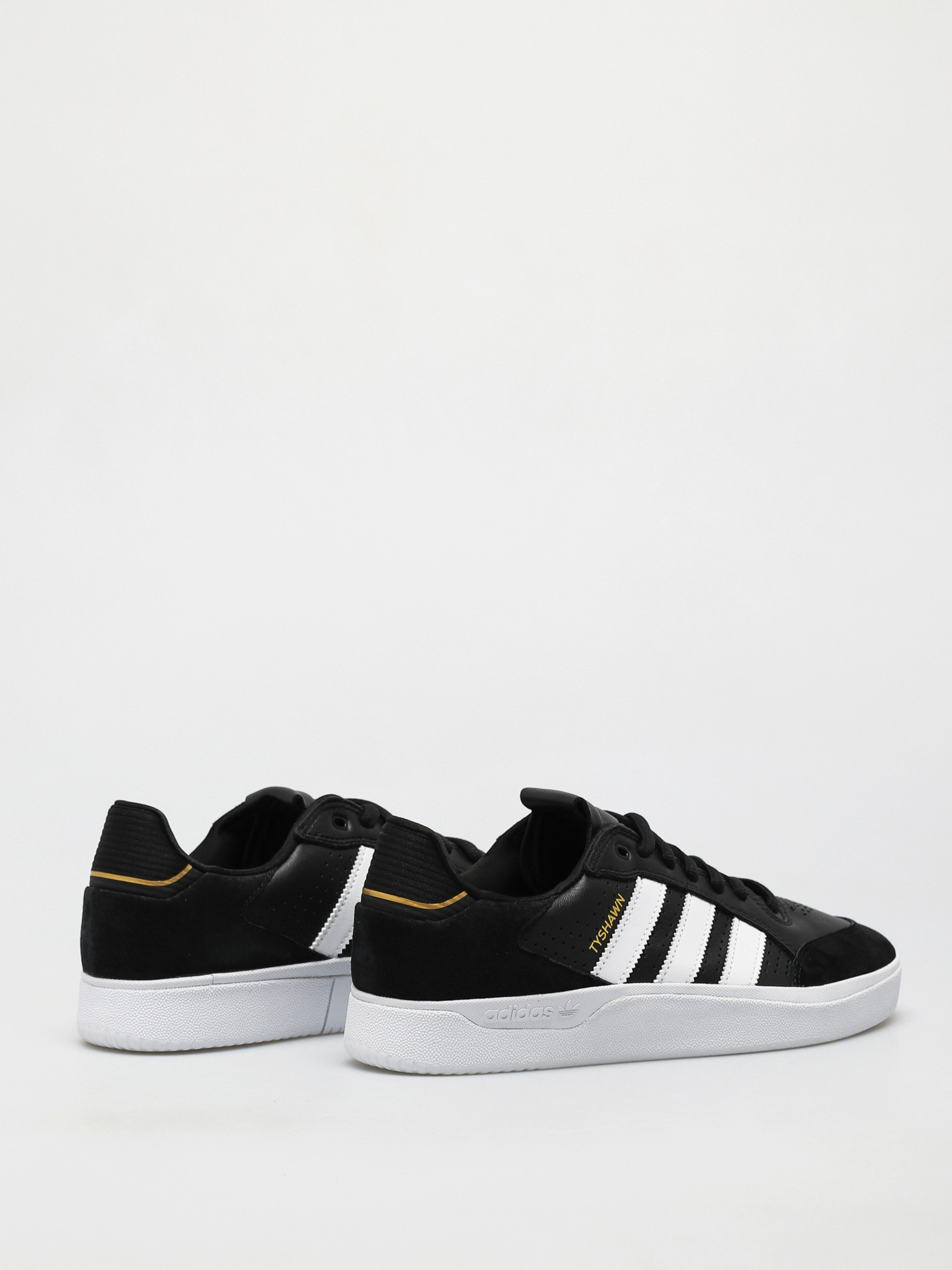 adidas Tyshawn Low Shoes (cblack/ftwwht/goldmt)