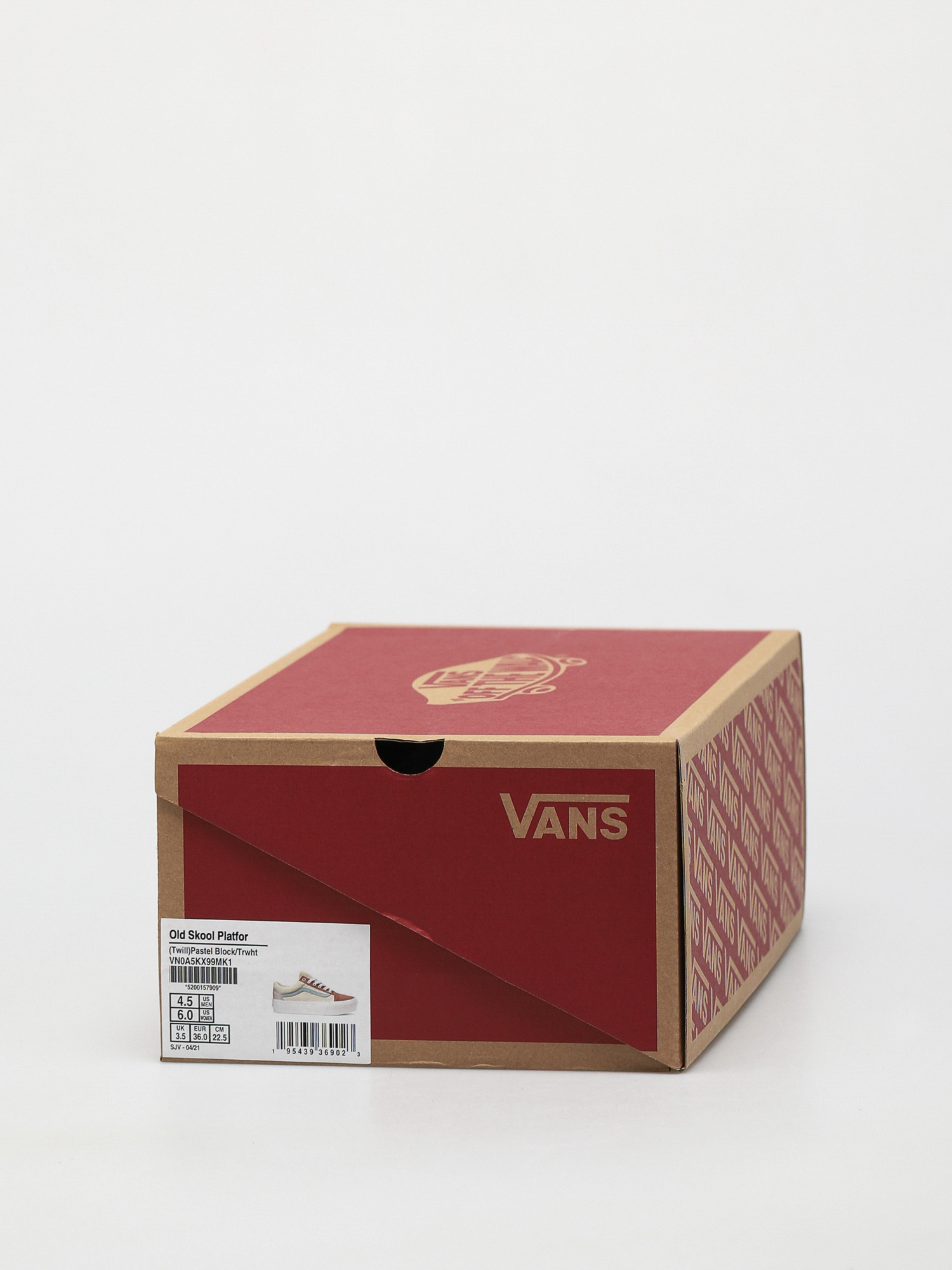 Vans Old Skool Platform Shoes (twill/pastel block/trwht)