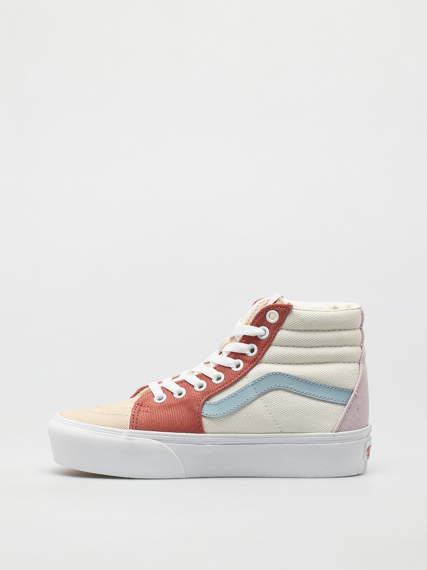 Vans Sk8 Hi Platform 2 Shoes (twill/pastel block/trwht)