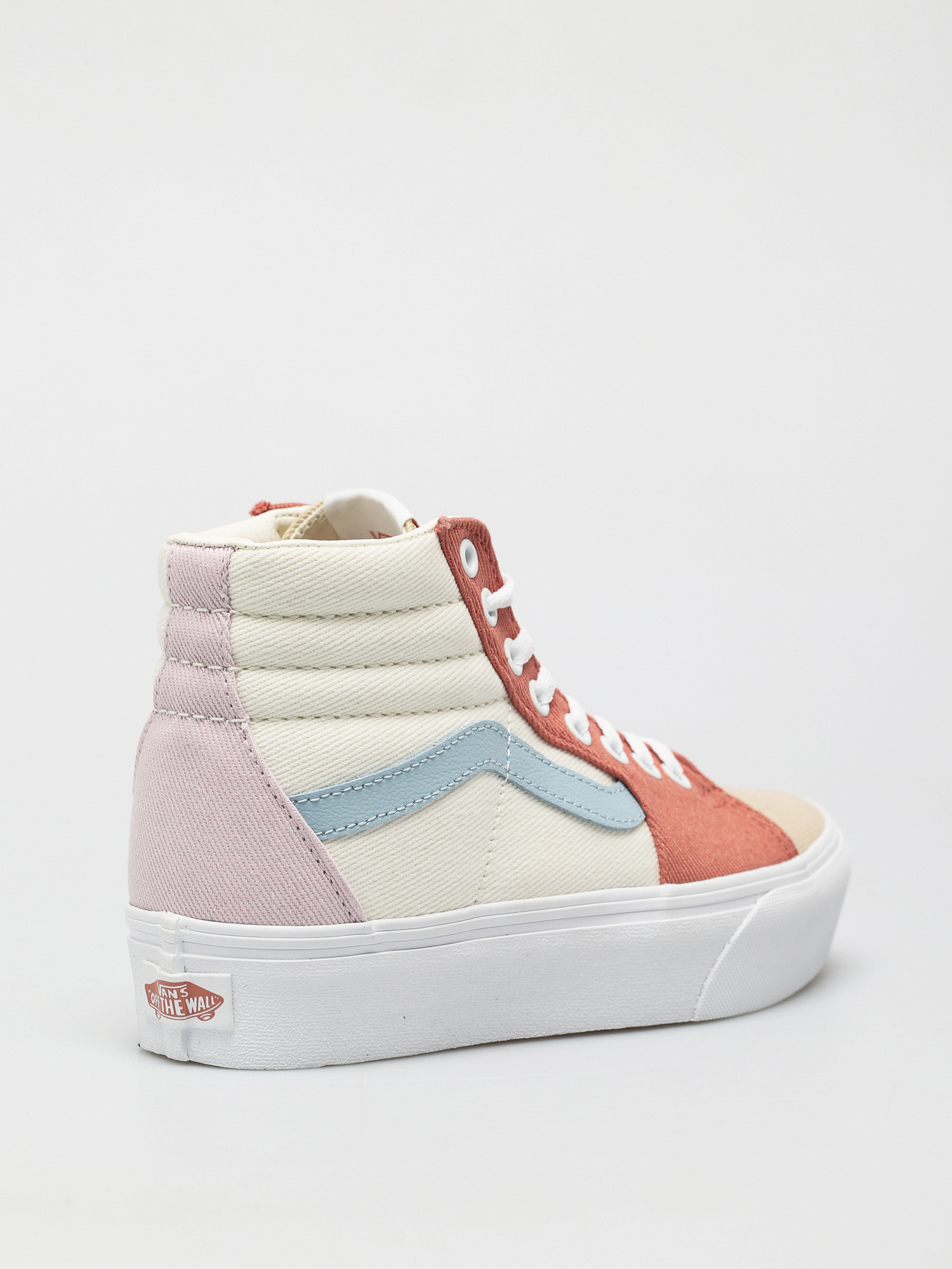 Vans Sk8 Hi Platform 2 Shoes (twill/pastel block/trwht)