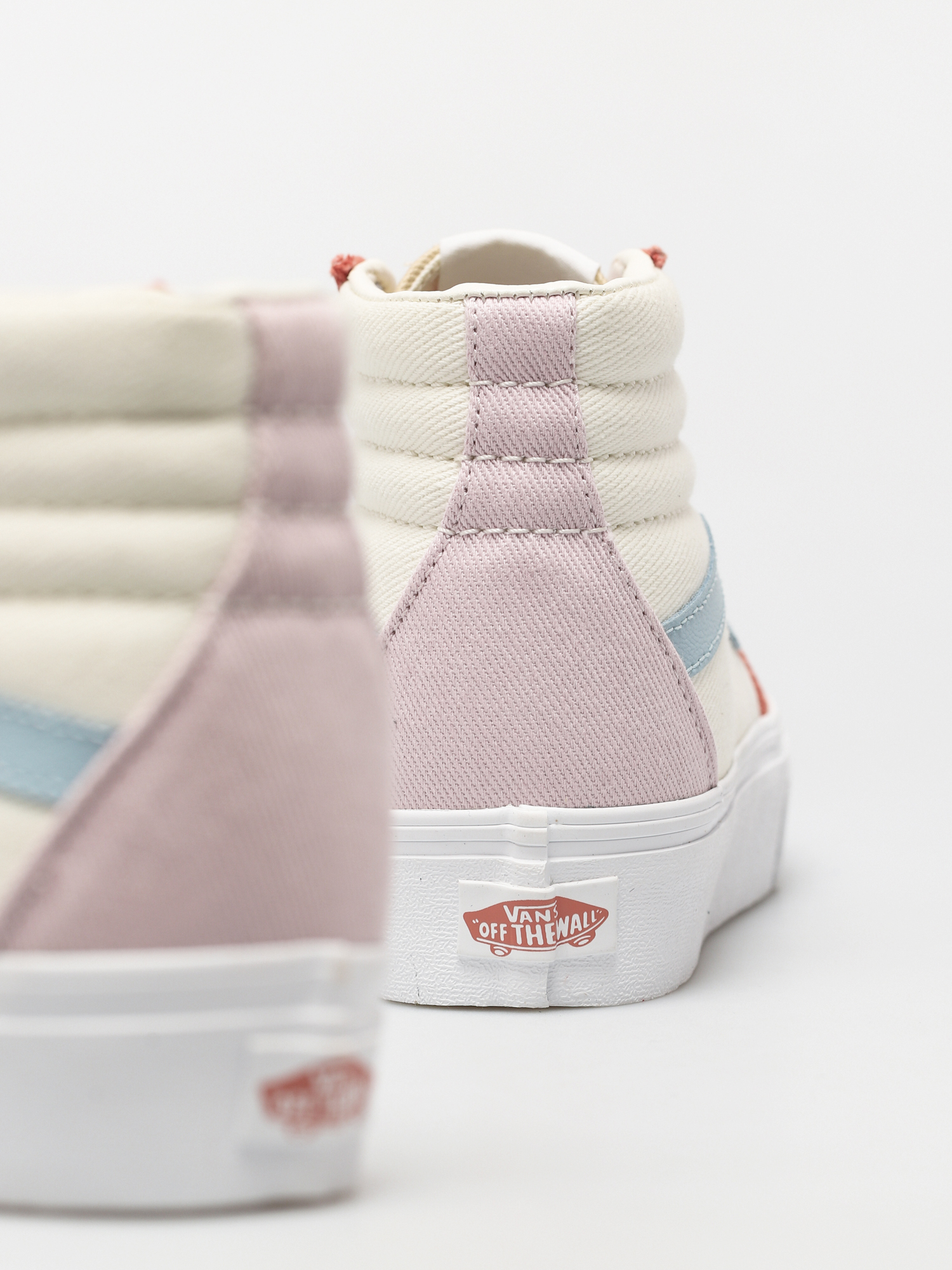 Vans Sk8 Hi Platform 2 Shoes (twill/pastel block/trwht)