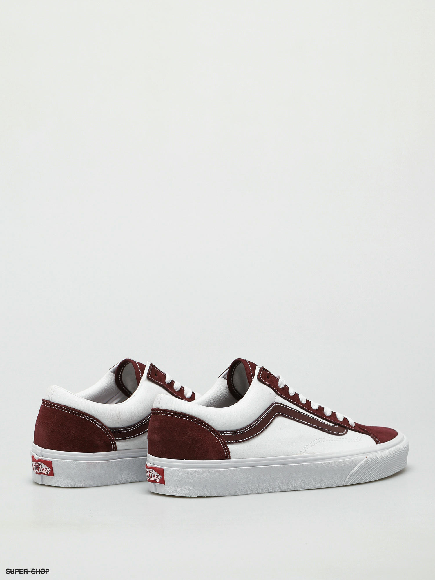 vans old skool off white maroon