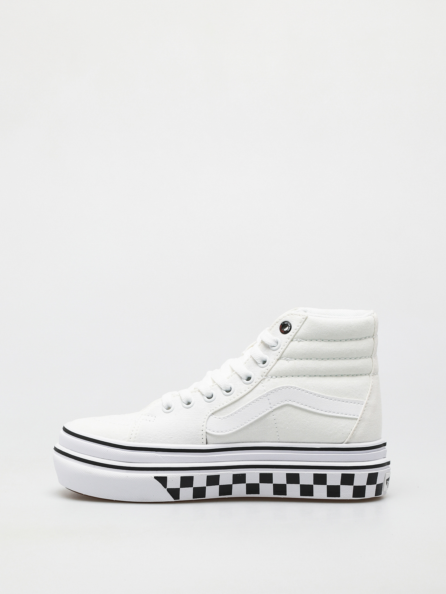 Vans Super Comfycush Sk8 Hi Shoes (canvas/true white/black)