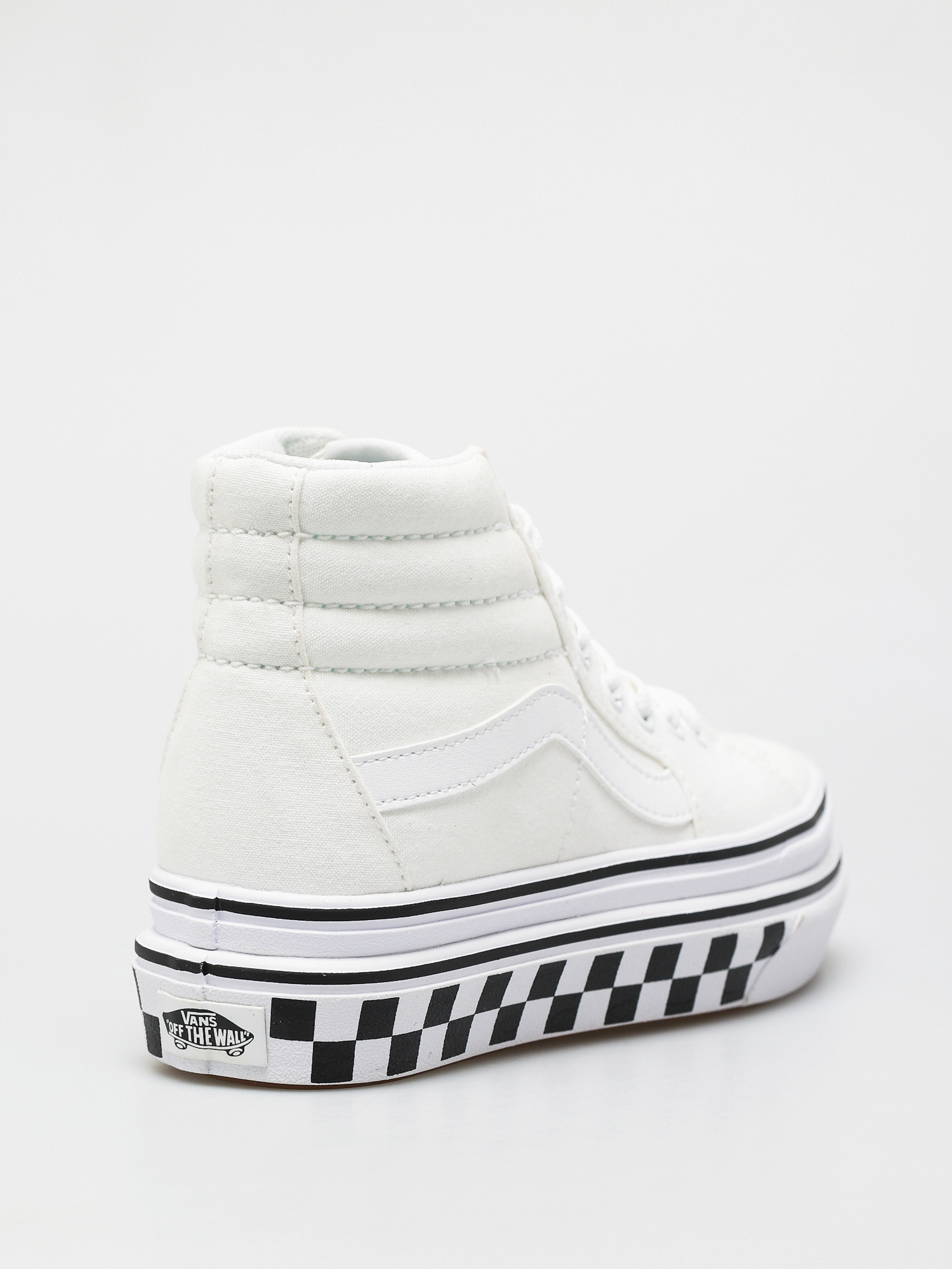 Vans Super Comfycush Sk8 Hi Shoes (canvas/true white/black)
