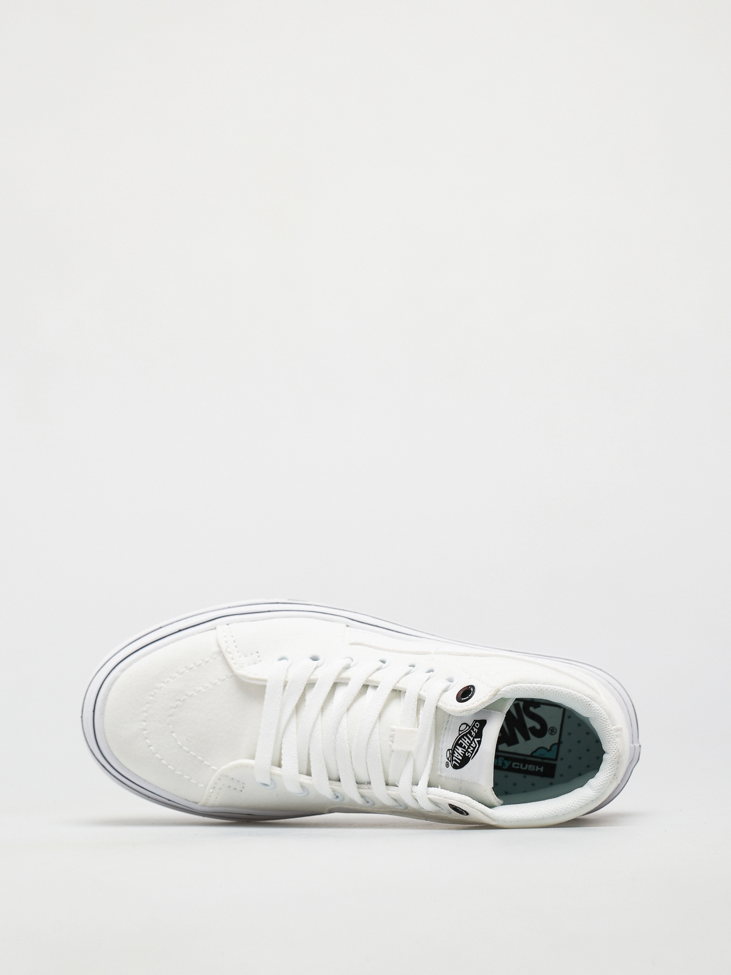 Vans Super Comfycush Sk8 Hi Shoes (canvas/true white/black)