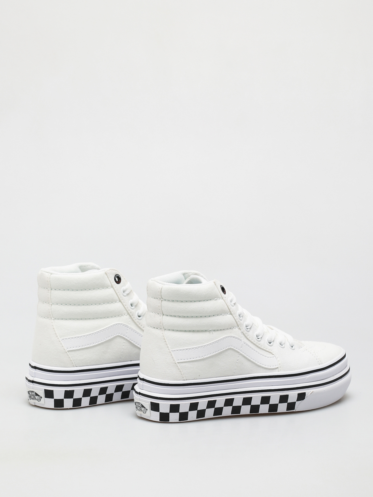 Vans Super Comfycush Sk8 Hi Shoes (canvas/true white/black)