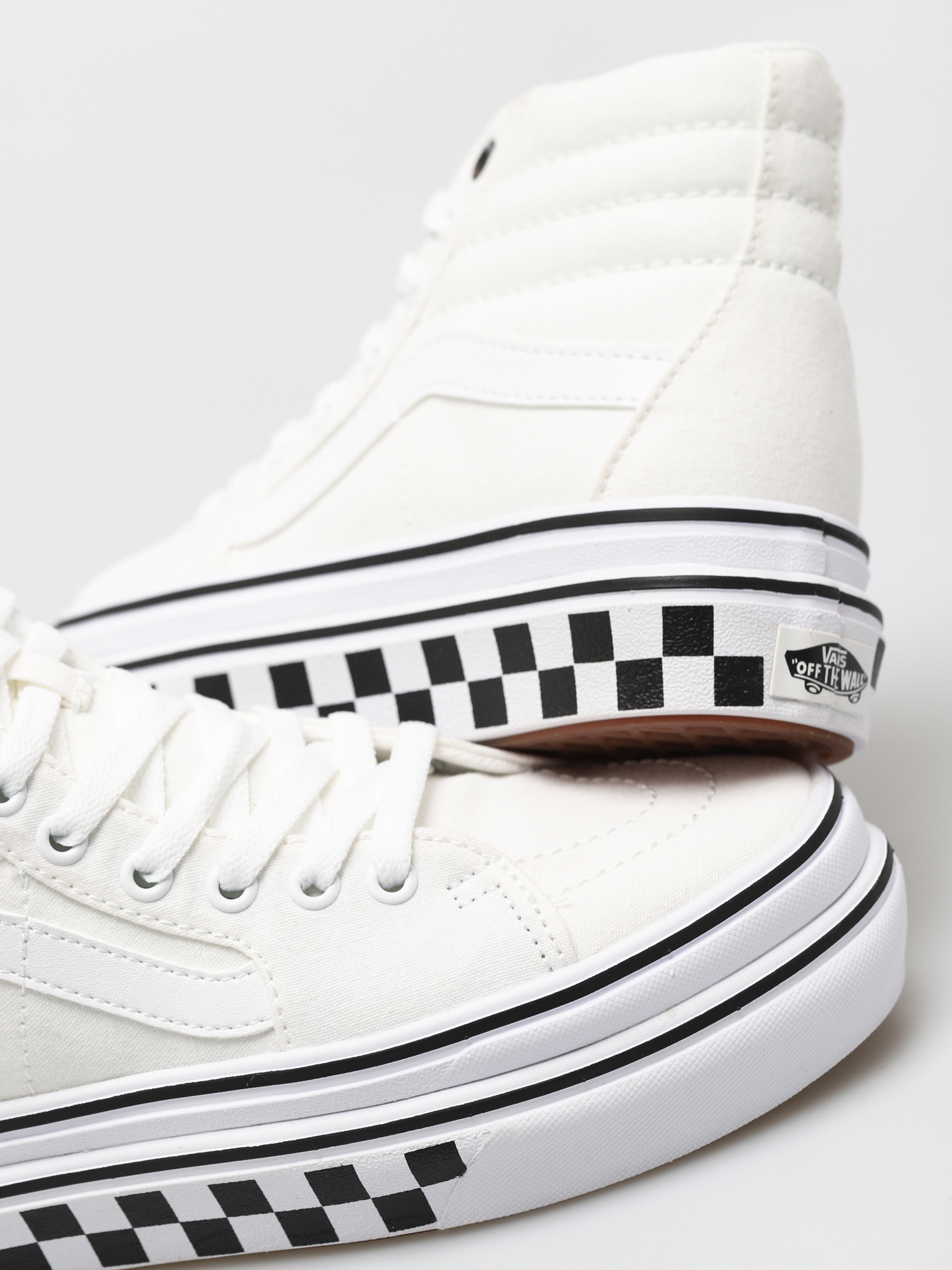 Vans Super Comfycush Sk8 Hi Shoes (canvas/true white/black)