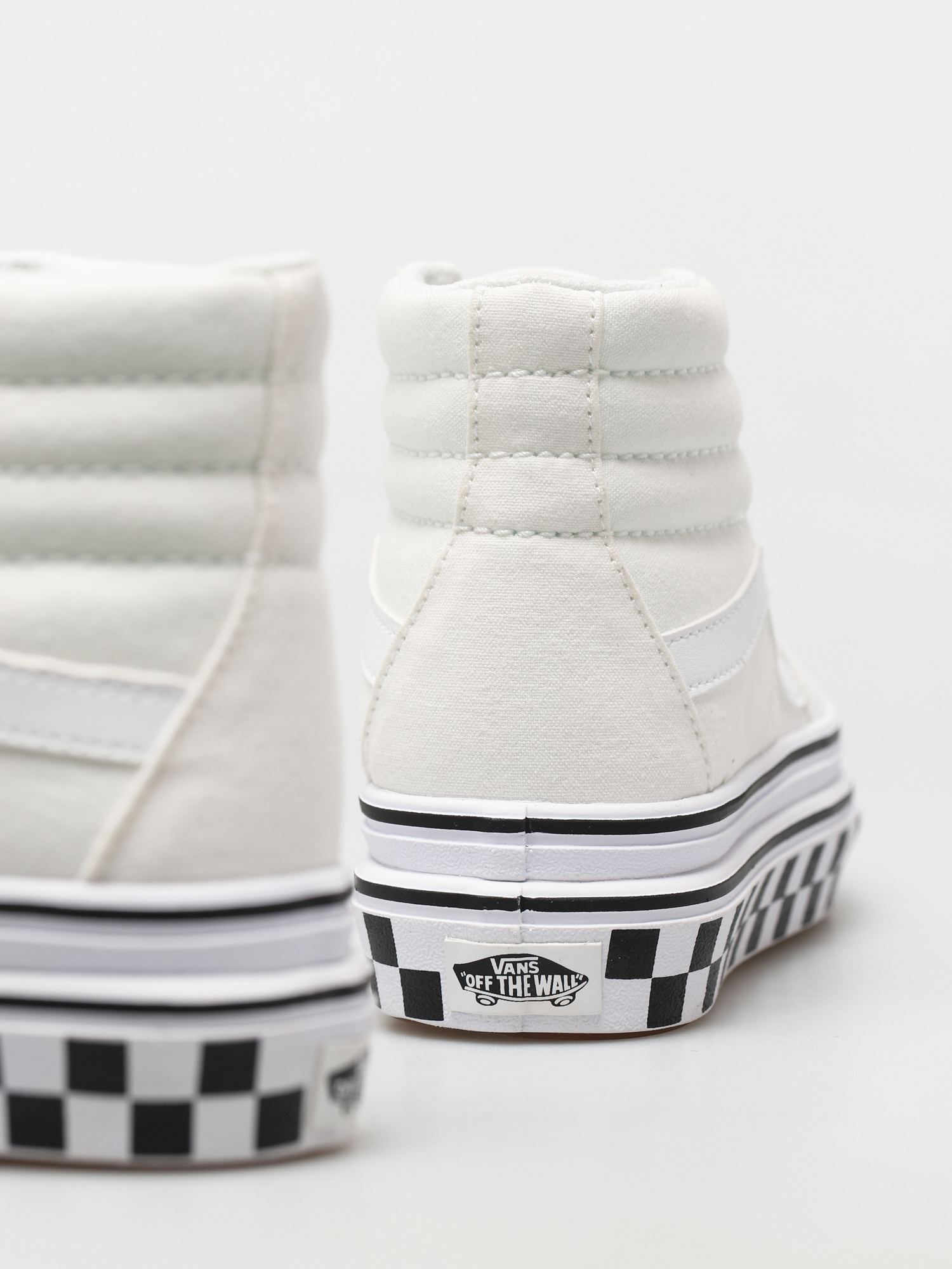 Vans Super Comfycush Sk8 Hi Shoes (canvas/true white/black)