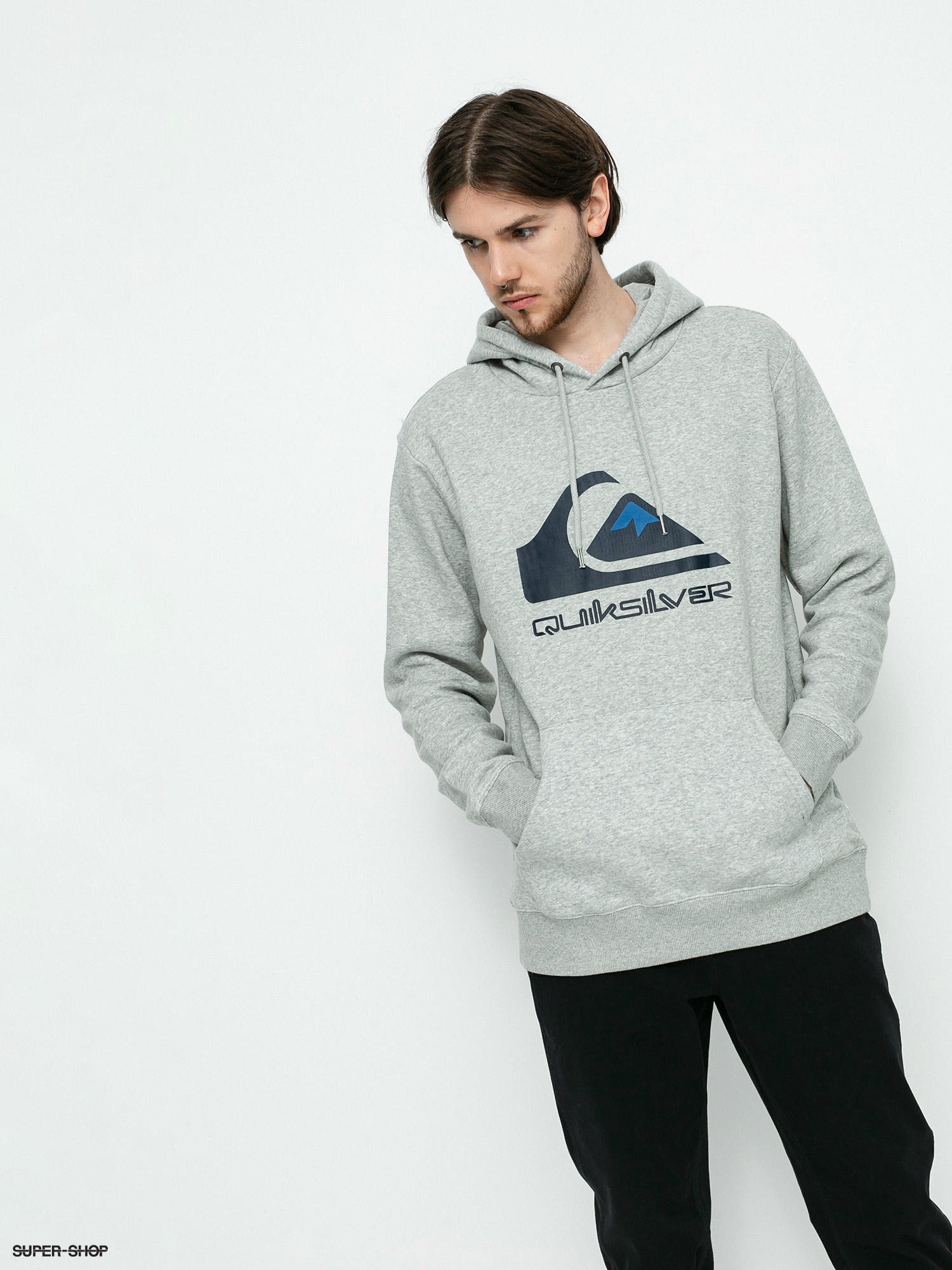 Big logo clearance hoodie