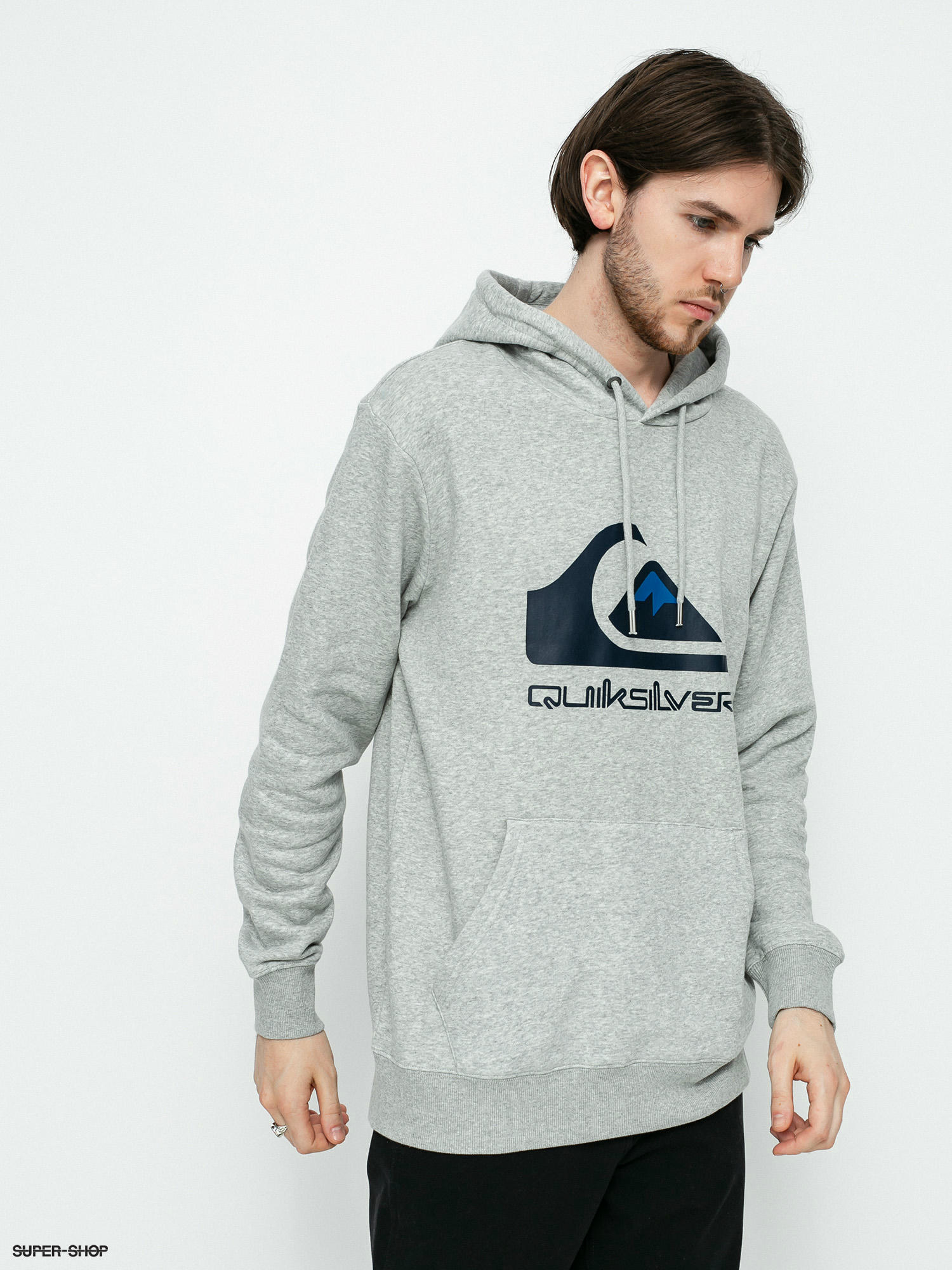 Quiksilver Big Logo HD Hoodie athletic heather