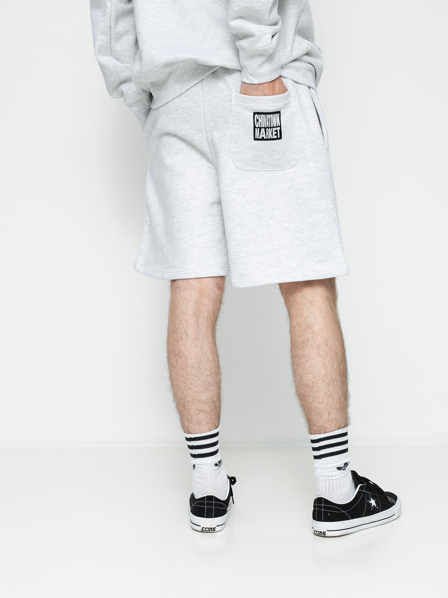 Chinatown Market Watercolor Arc Shorts (ash gray)